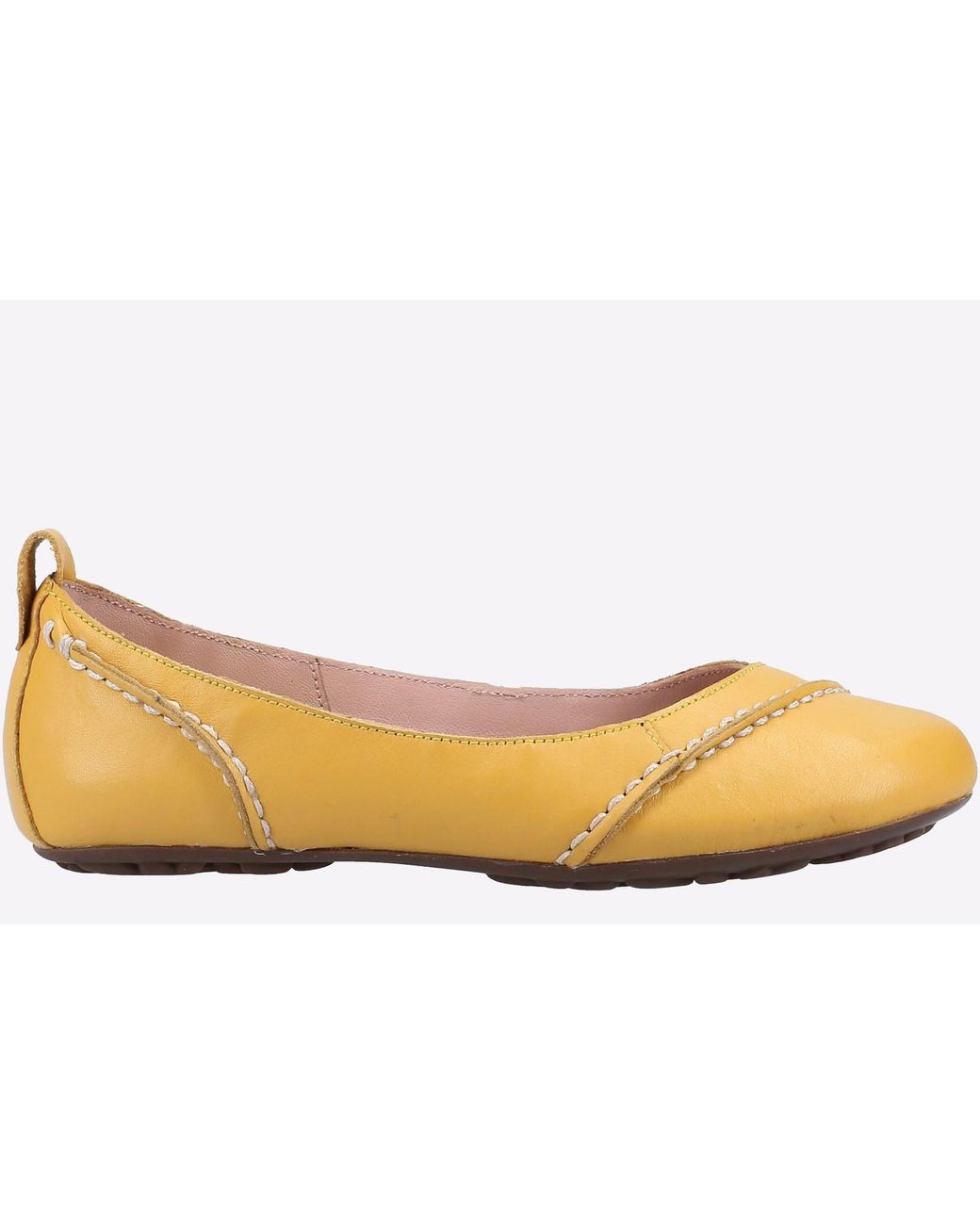 Hush Puppies Natural Janessa Ballerina Pumps