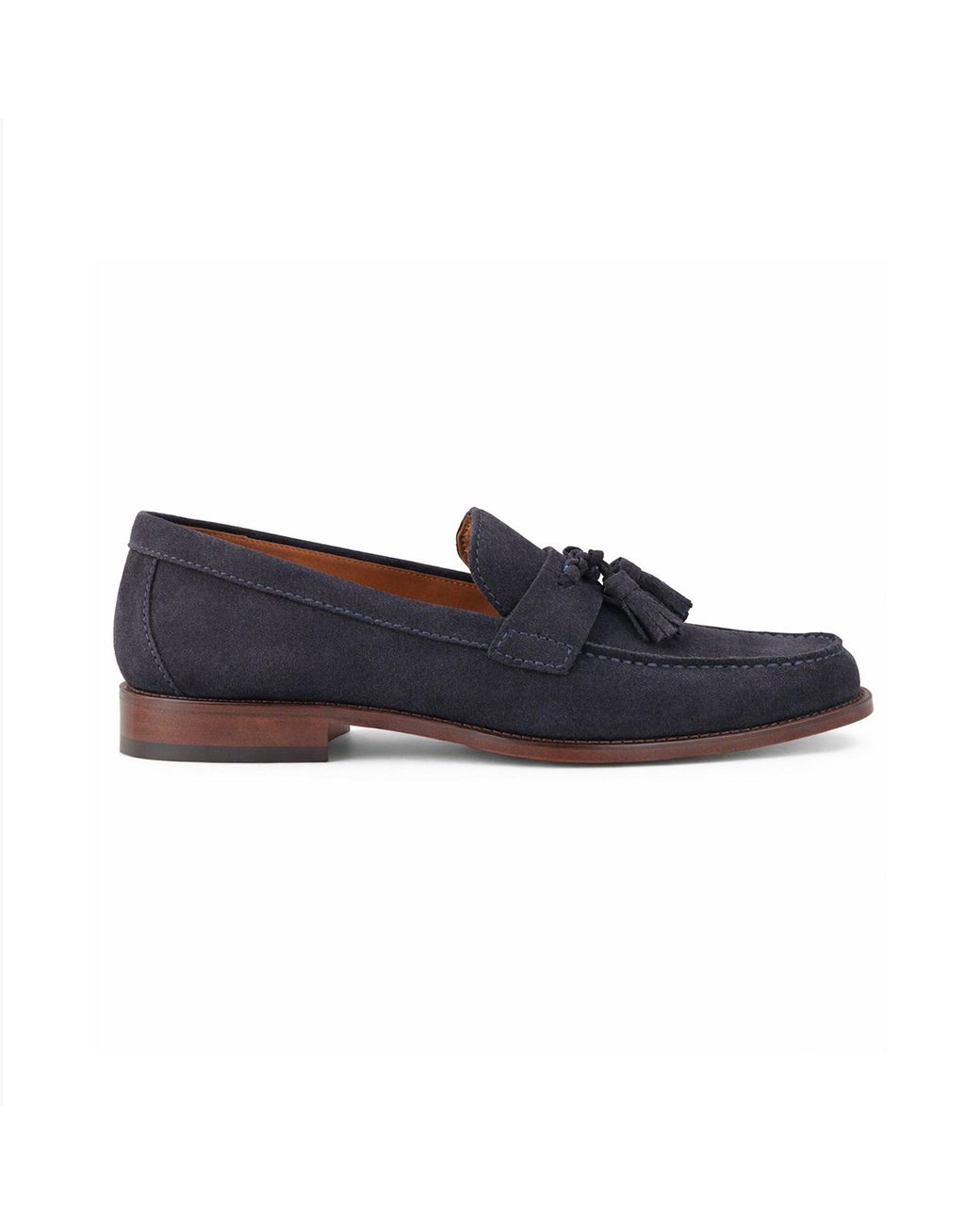 Base London Blue Flint Loafer Shoes Leather for men