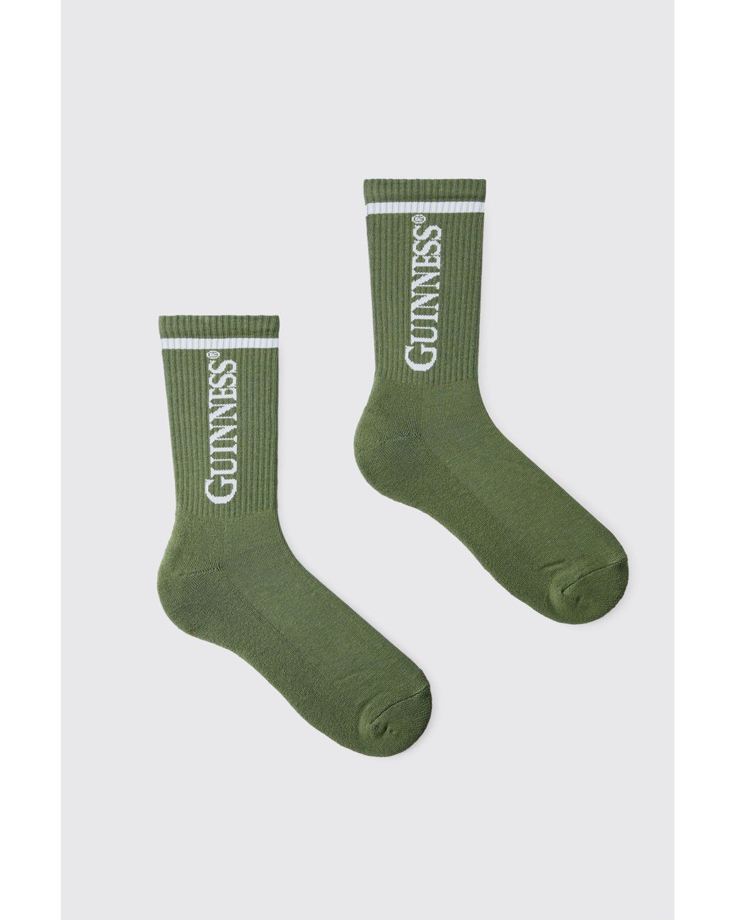 BoohooMAN Green Guinness Licensed Socks for men