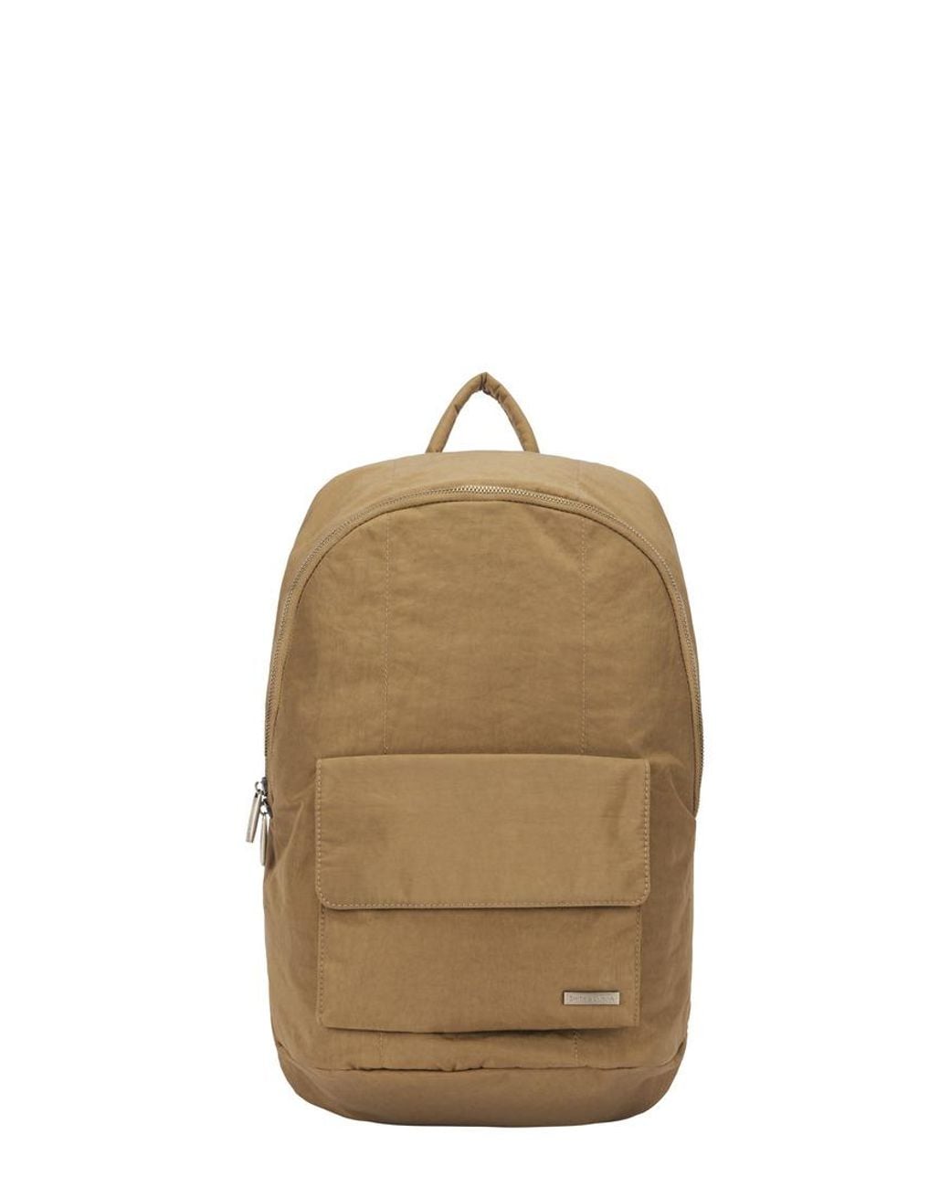 Smith & Canova Metallic Zip Around Nylon Backpack
