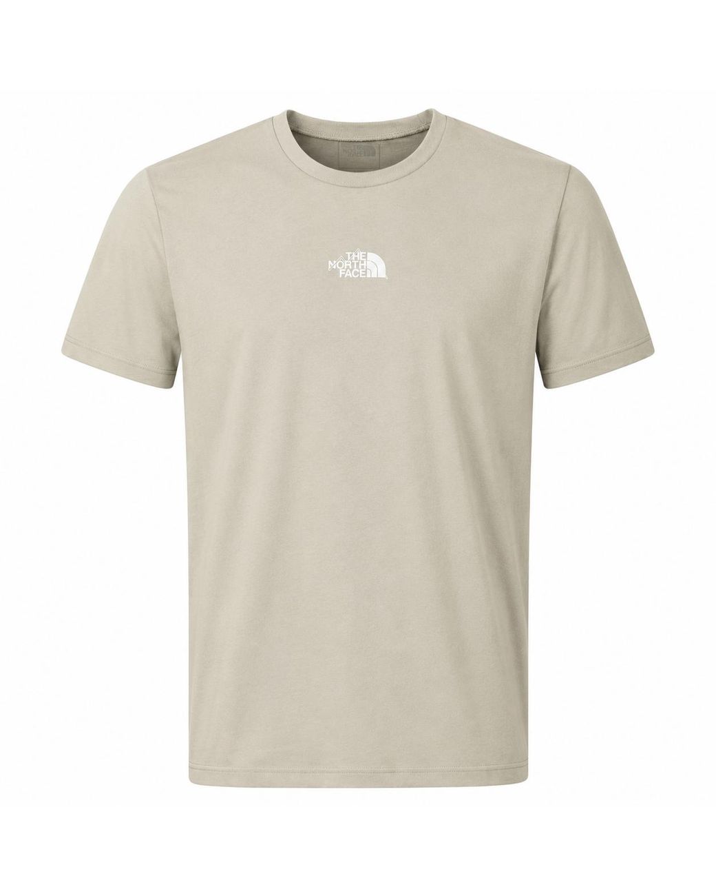 The North Face Natural Centre Logo T-Shirt Cotton for men