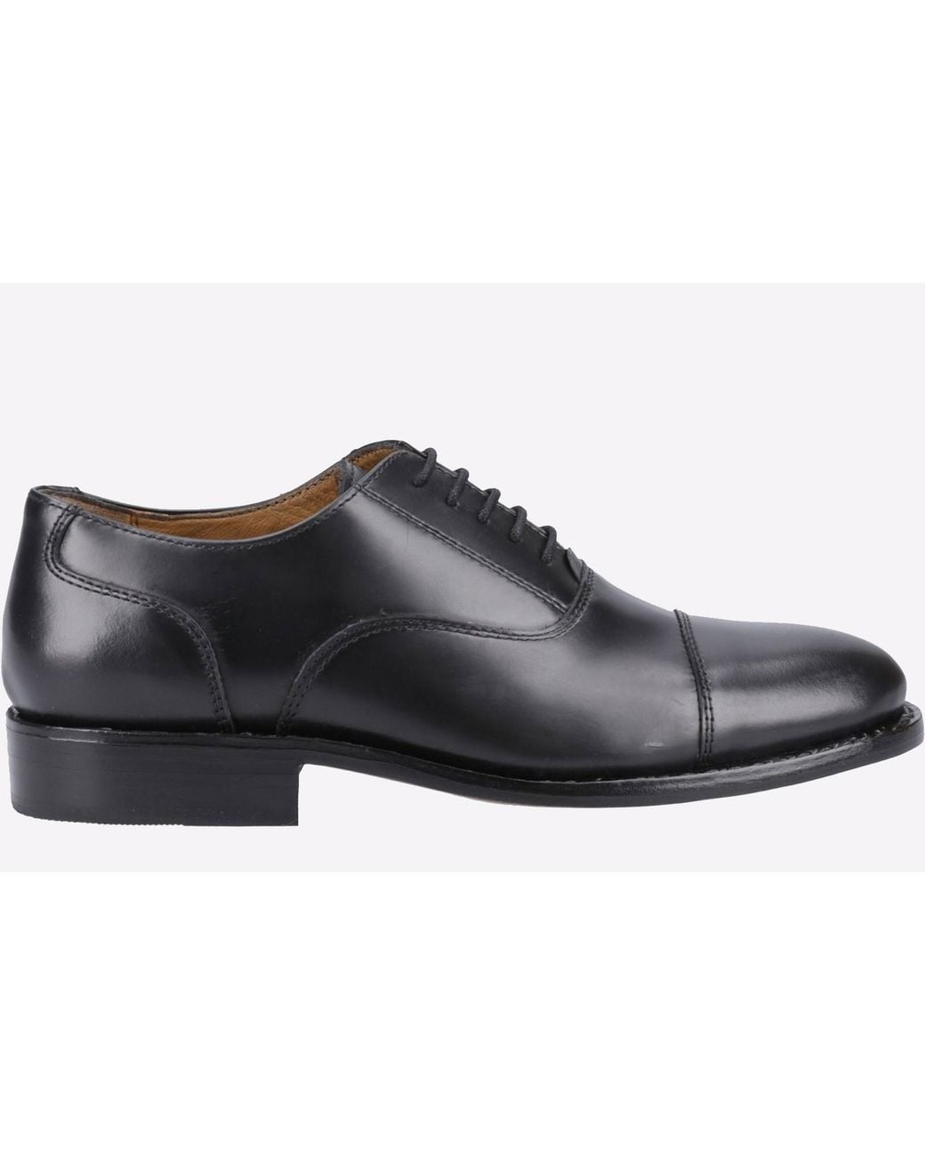Amblers Safety Black James Leather for men