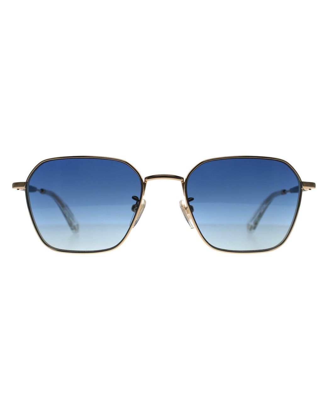 Police Blue Square Shiny Gradient Splf13 Urban 6 Metal for men