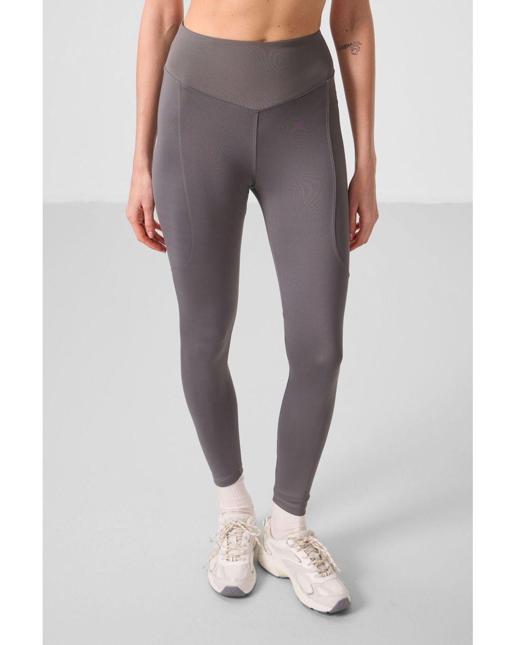 TOMMY LIFE White High-Waist Skinny Leggings