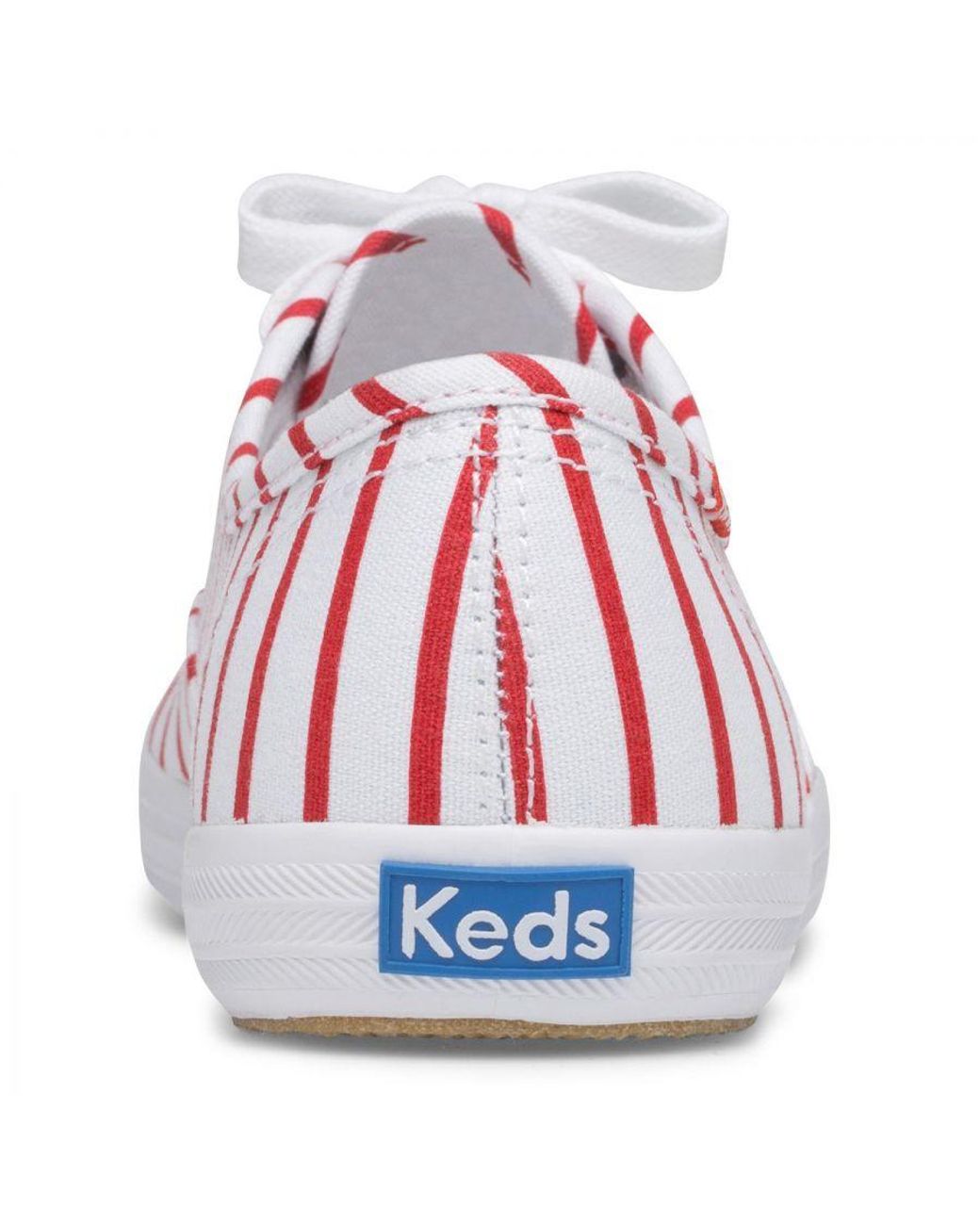 Keds Pink Champion Breton Stripe Rubber Outsole & Canvas Shoes