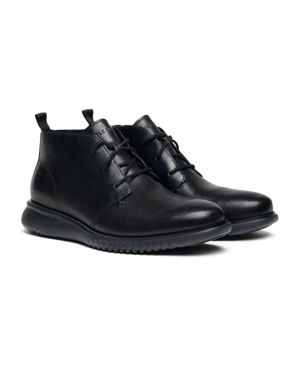 Cole Haan Black Zerogrand Chukka Boots for men