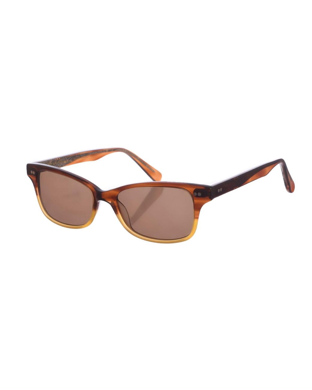 Zen Brown Z449 Square Shape Acetate Sunglasses