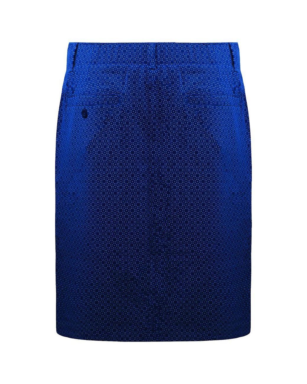 Under Armour Blue Links Woven Golf Skirt Textile