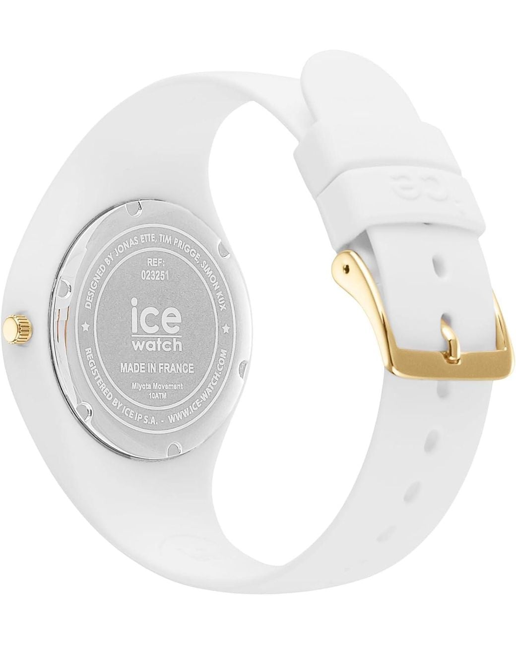 Ice-watch Ice Watch Ice Flower 026164 Silicone in White | Lyst UK