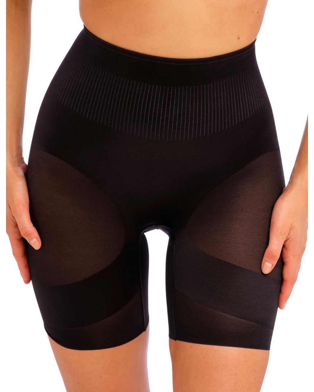 Wacoal Black 137006 Fit & Lift Long Leg Shaper