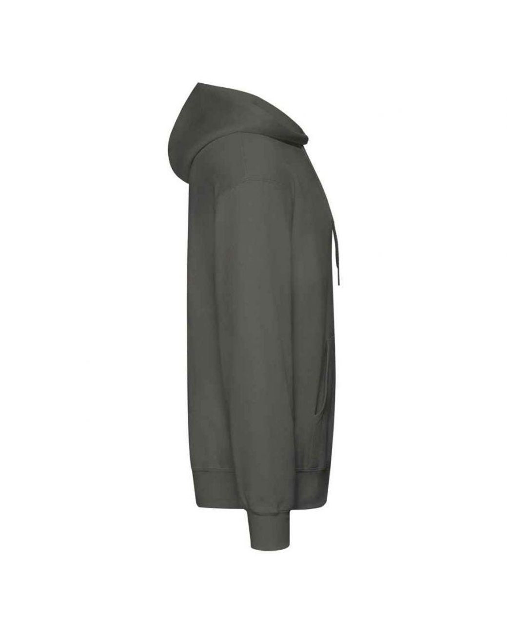 Fruit Of The Loom Gray Adults Classic Hooded Sweatshirt (Light Graphite)