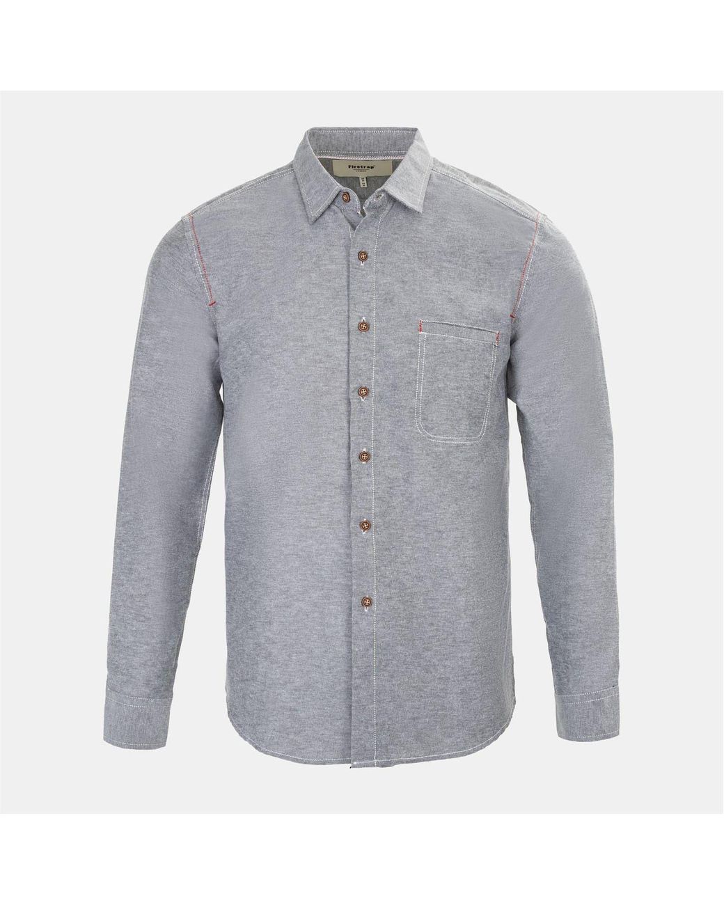 Firetrap Blue Plain Shirt for men