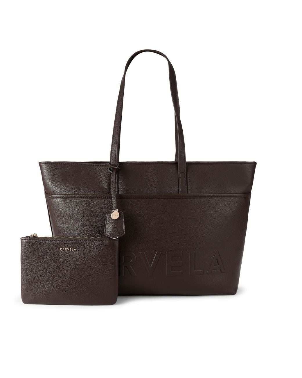 Carvela Kurt Geiger Black Frame Pocket Wing Tote Bag