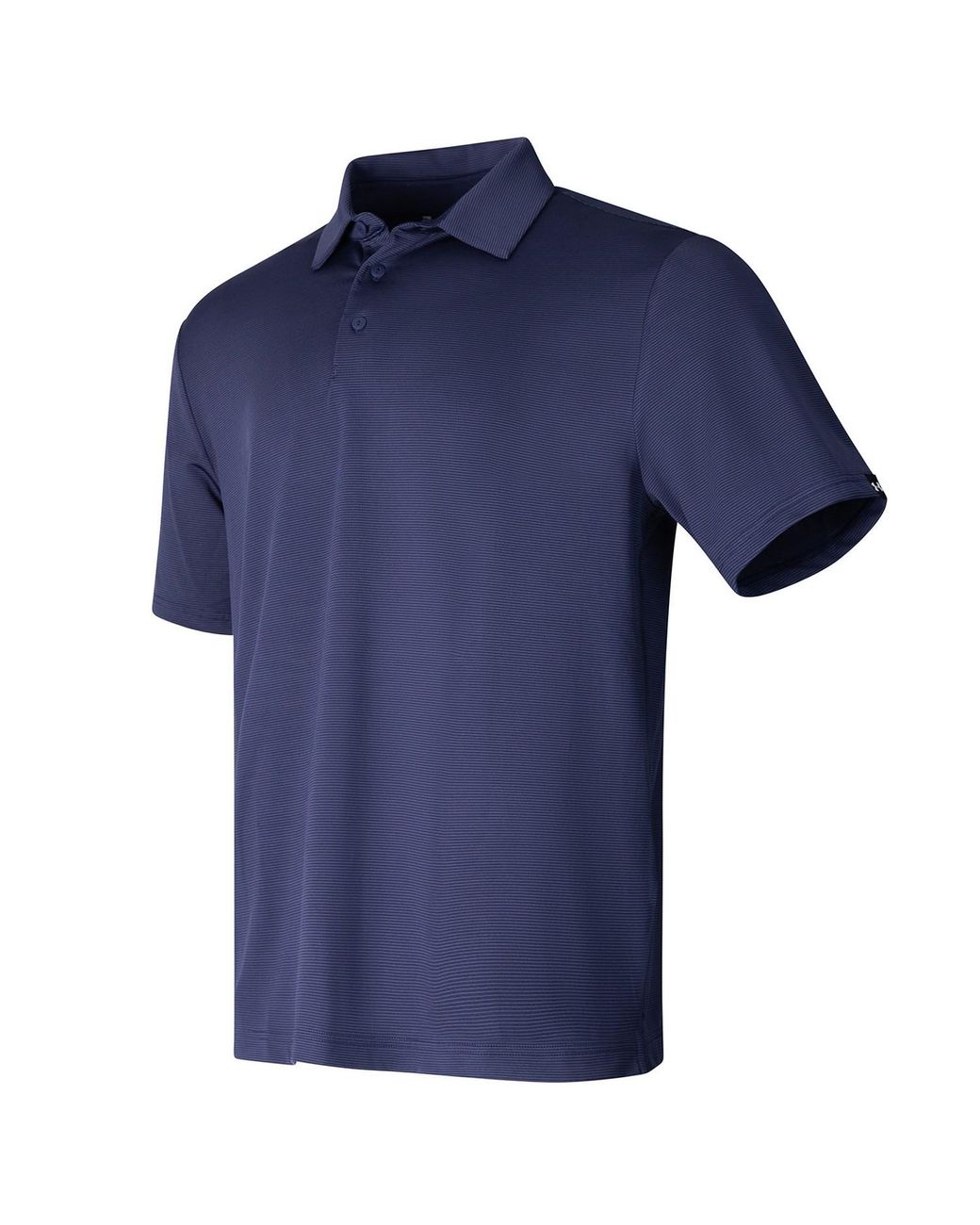 Under Armour Blue Playoff 3.0 Micro-Stripe Polo Shirt (Midnight//Midnight) for men