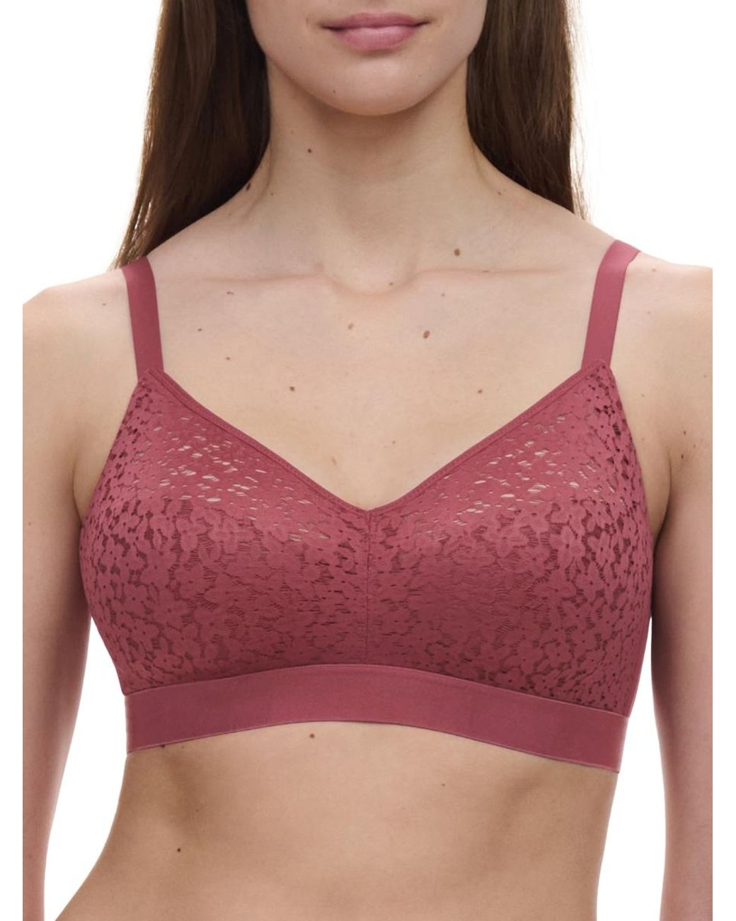 Chantelle Red Easy Feel Norah Wirefree Support Bra