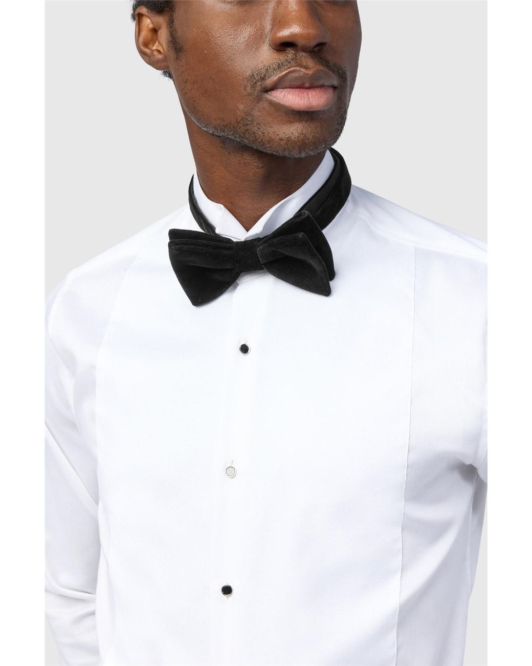 Alexandre Silver Label White Long Sleeve Tailored Formal Shirt for men