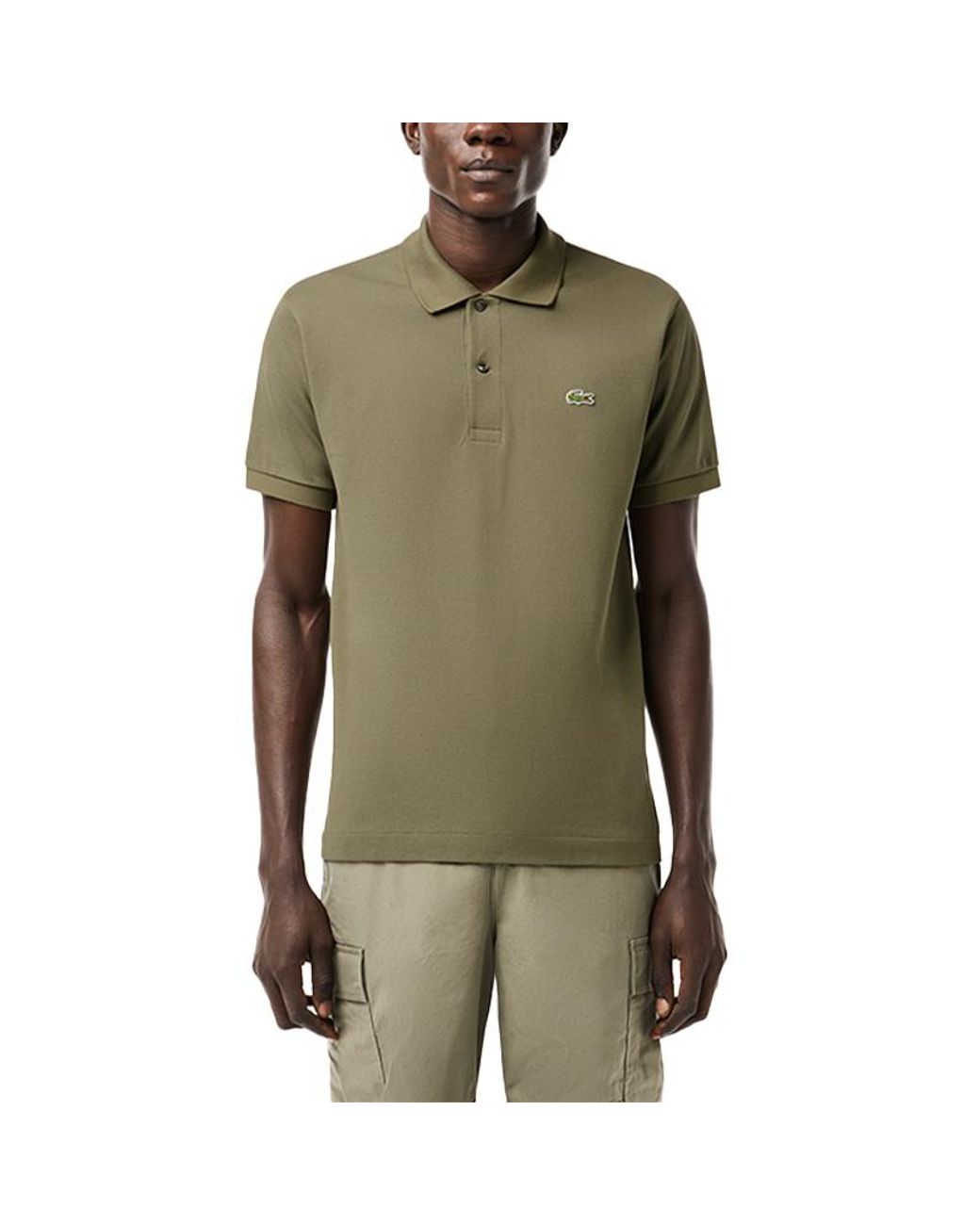 Lacoste Green L1212 Polo T Shirts Classic Golf Tee for men