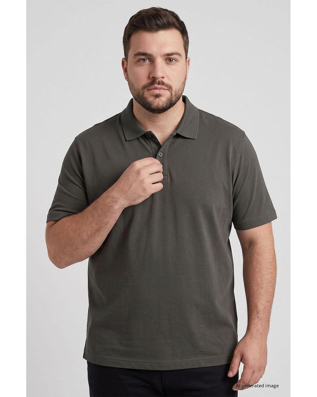 TOMMY LIFE Black Cotton-Blend T-Shirt for men