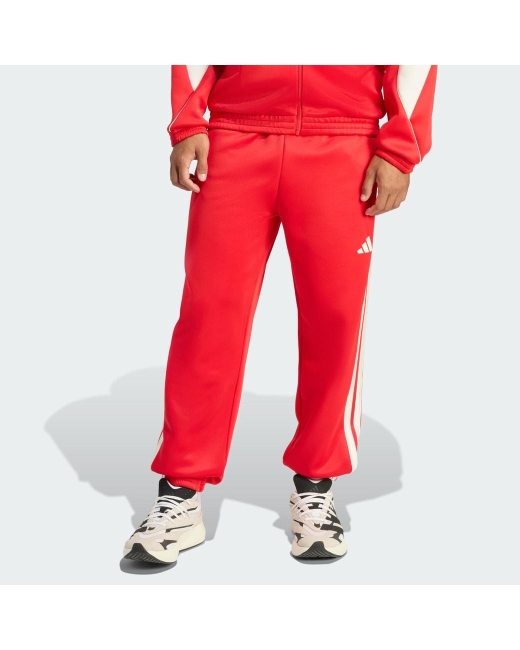 Adidas Red Stadium Track Pants for men