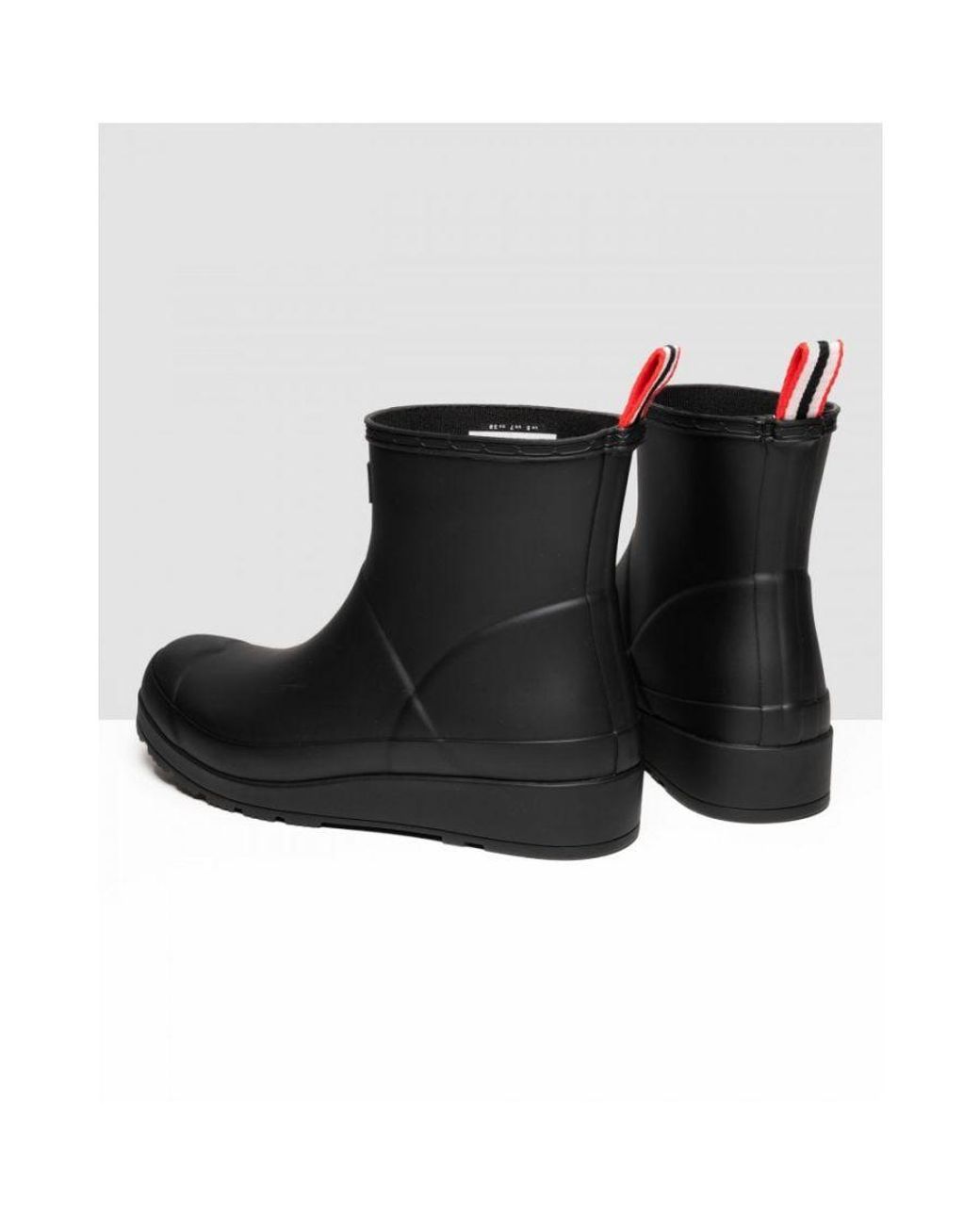 Hunter Black Original Play Short Boots