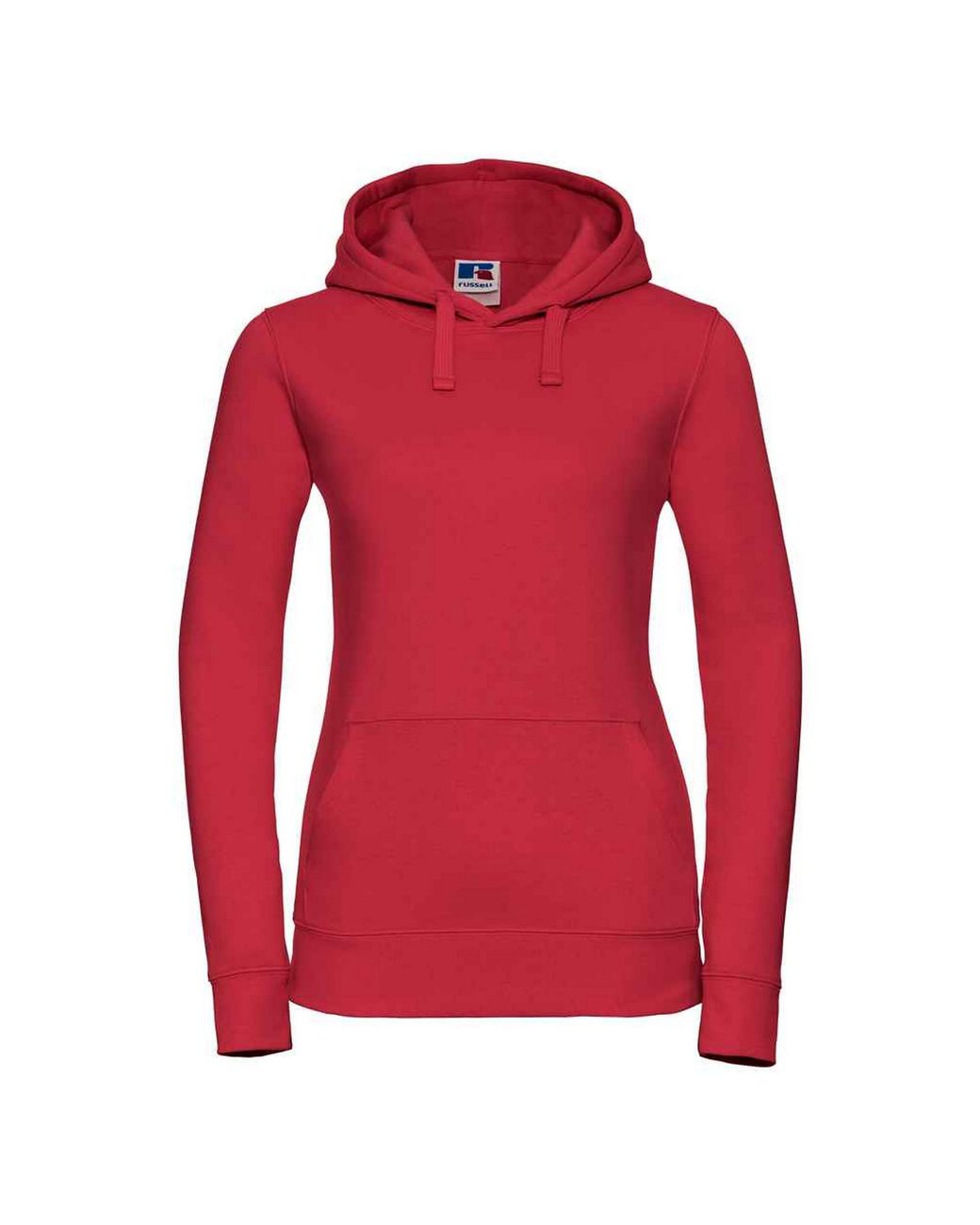 Russell Red Ladies Authentic Hoodie (Classic)