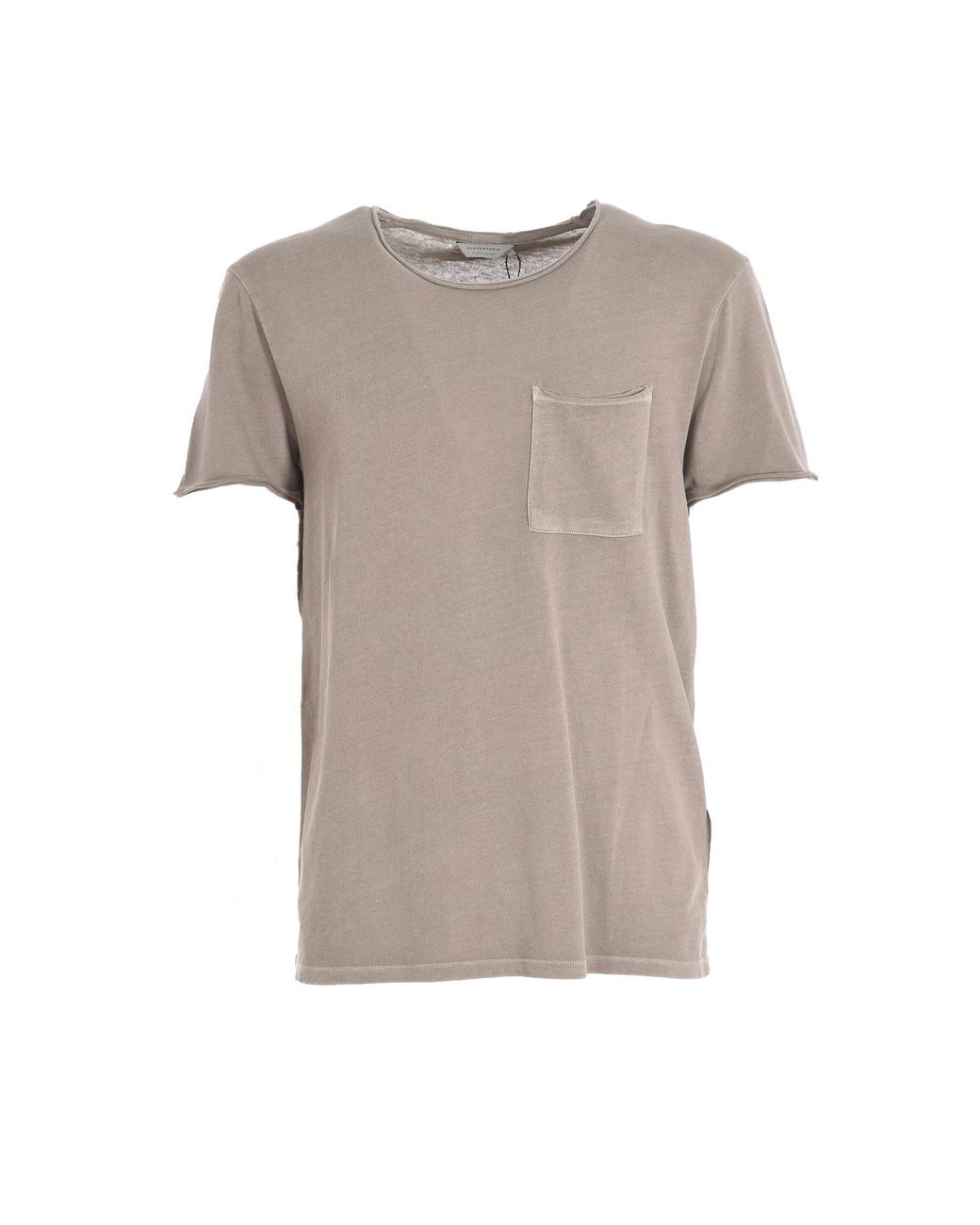ELEVEN PARIS Gray Abdel Short Sleeve Round Neck T-Shirt 17S1Ts01