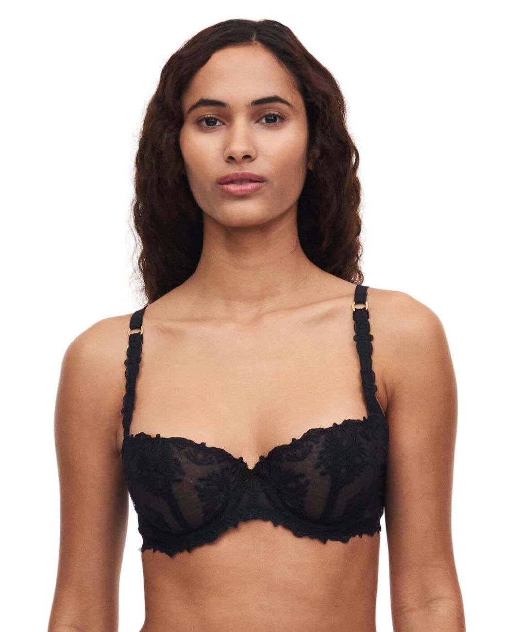 Chantelle Black Champs Elysees Balconette Bra