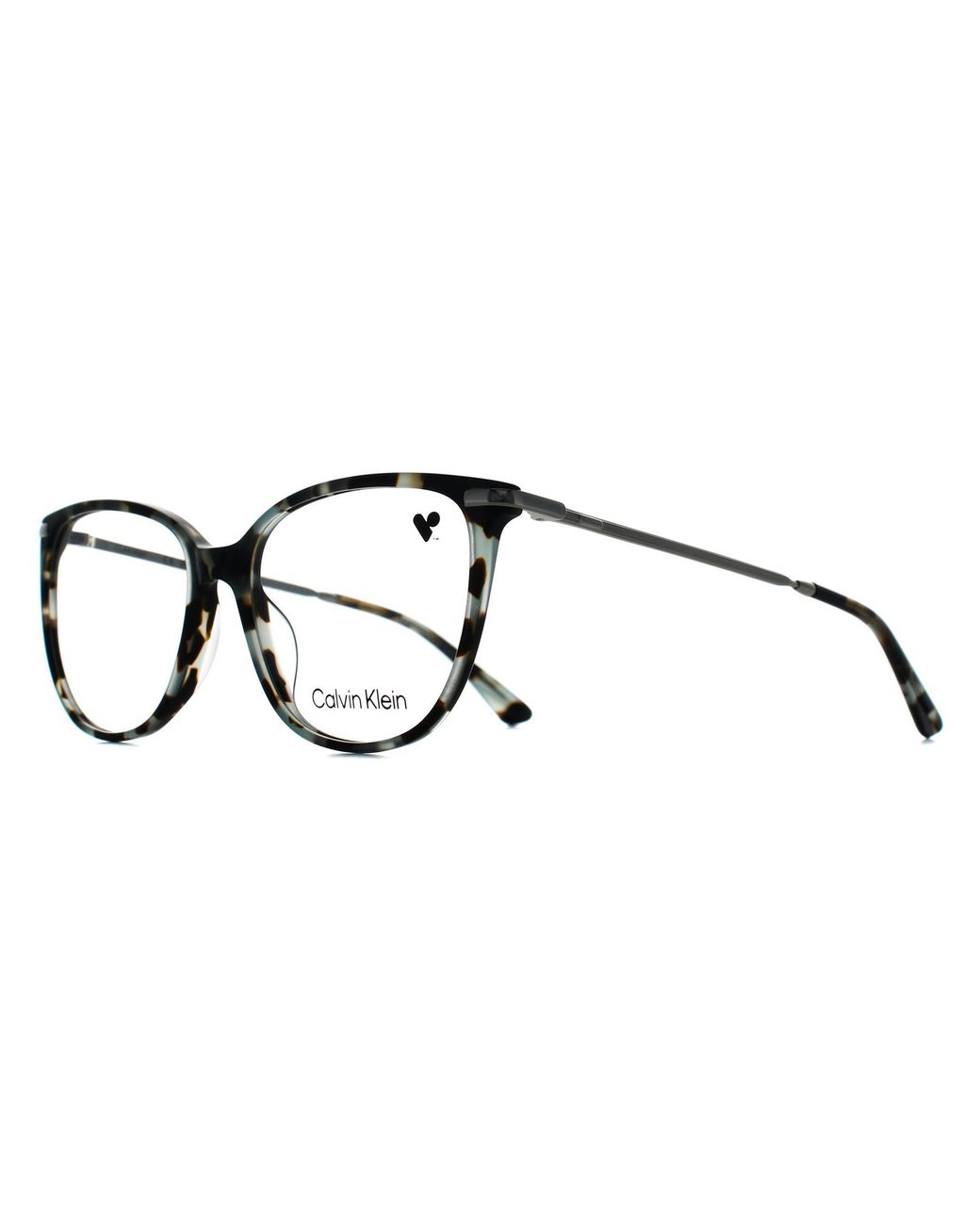 Calvin Klein Brown Cats Eye Aqua Tortoise Ck22500