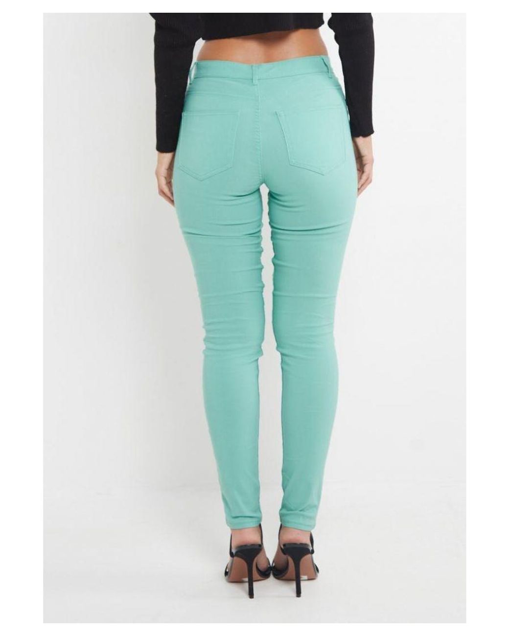 MYT Blue Ladies Skinny Super Stretch Chinos Viscose