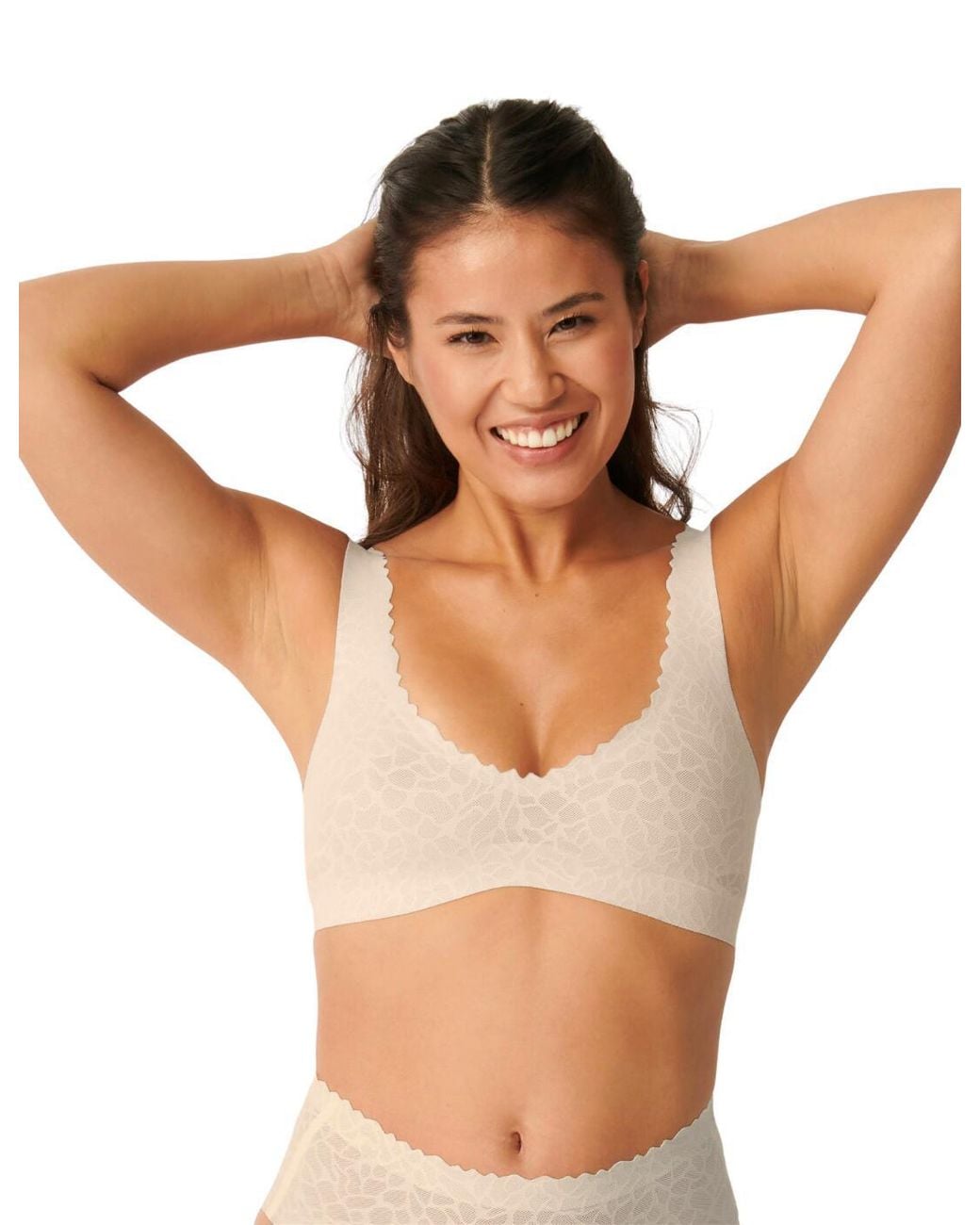Sloggi Brown 10211241 Zero Feel Lace 2.0 Bralette Bra