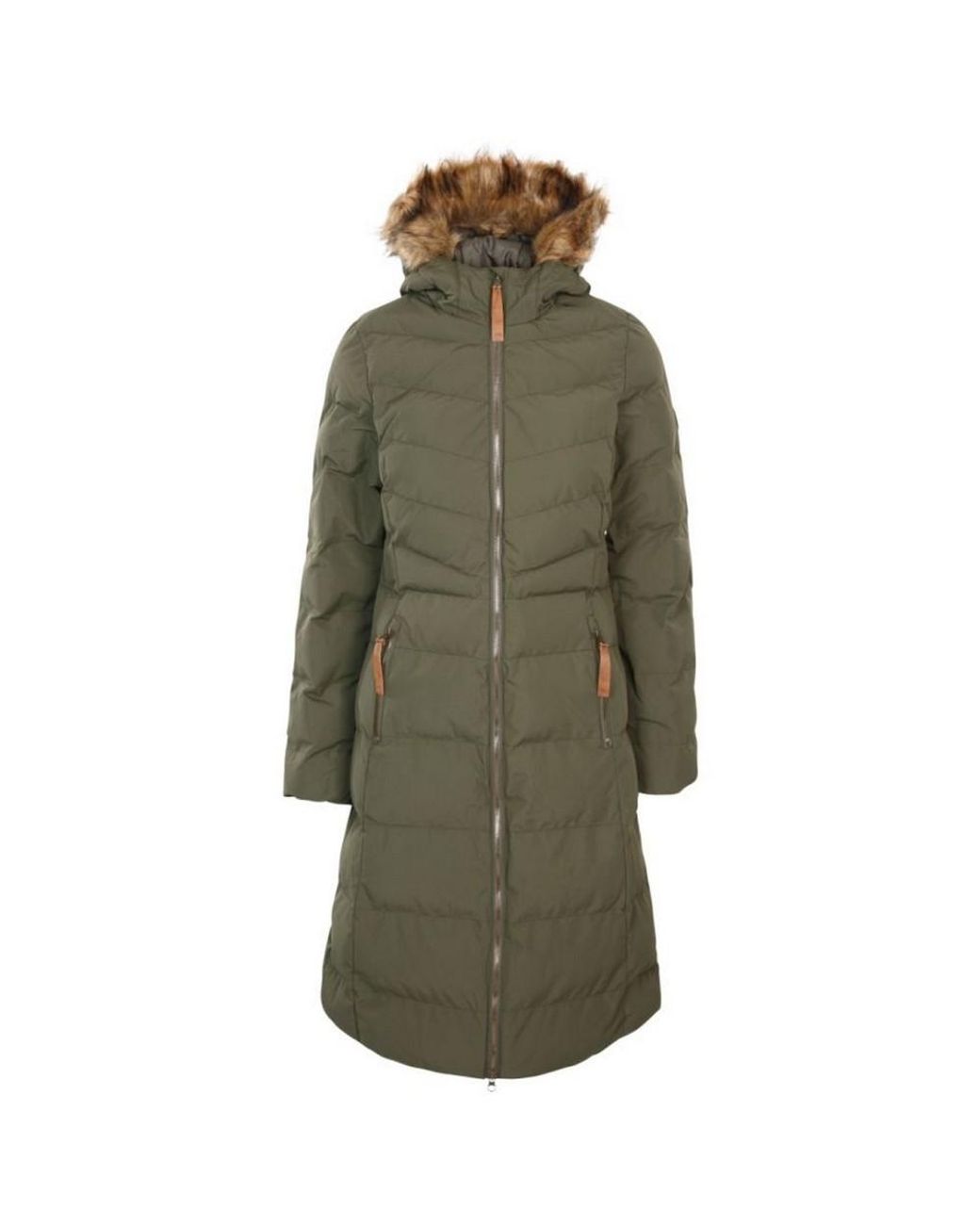 Trespass Green Ladies Audrey Padded Jacket (Dark Vine)