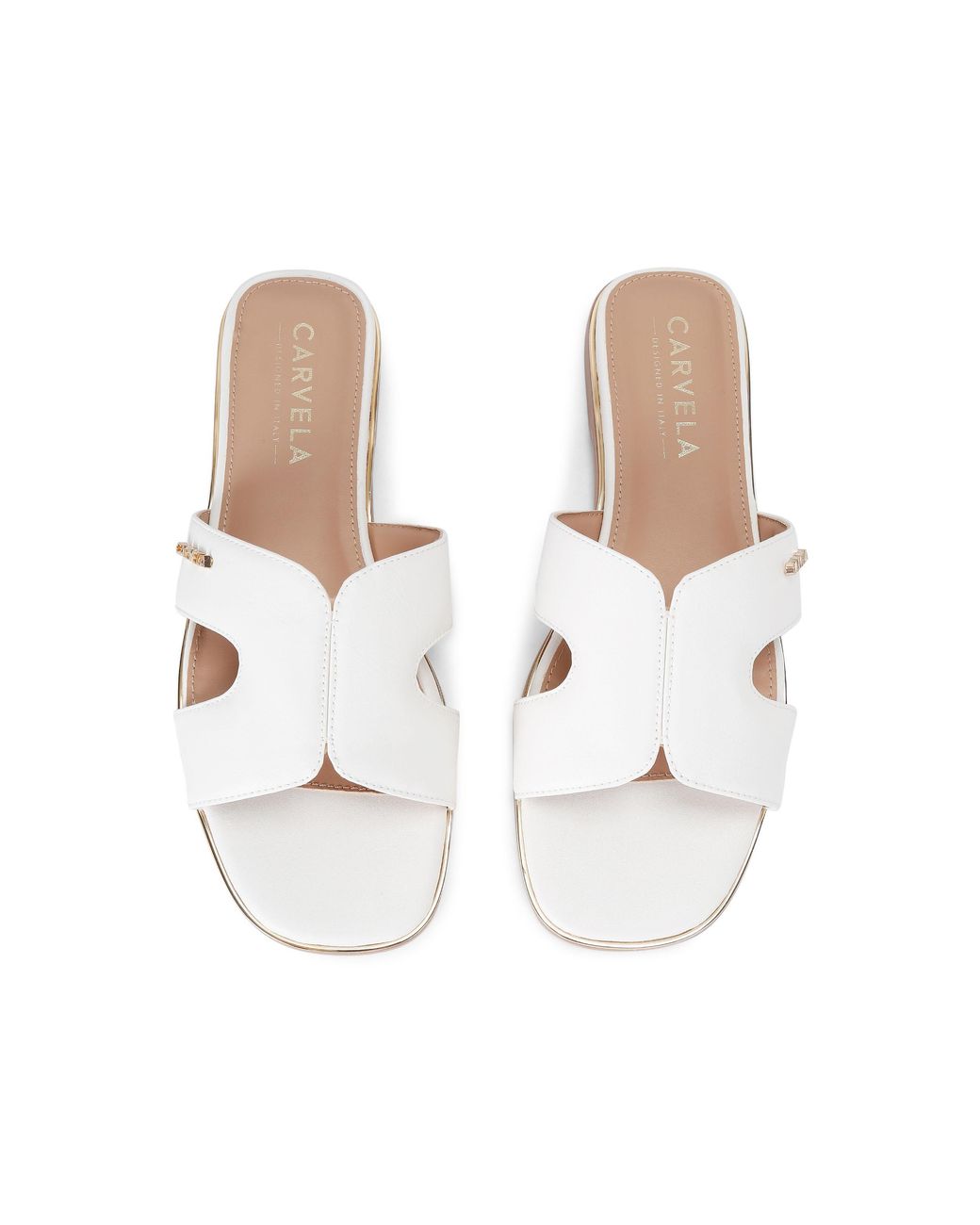 Carvela Kurt Geiger White Rivo Sandals