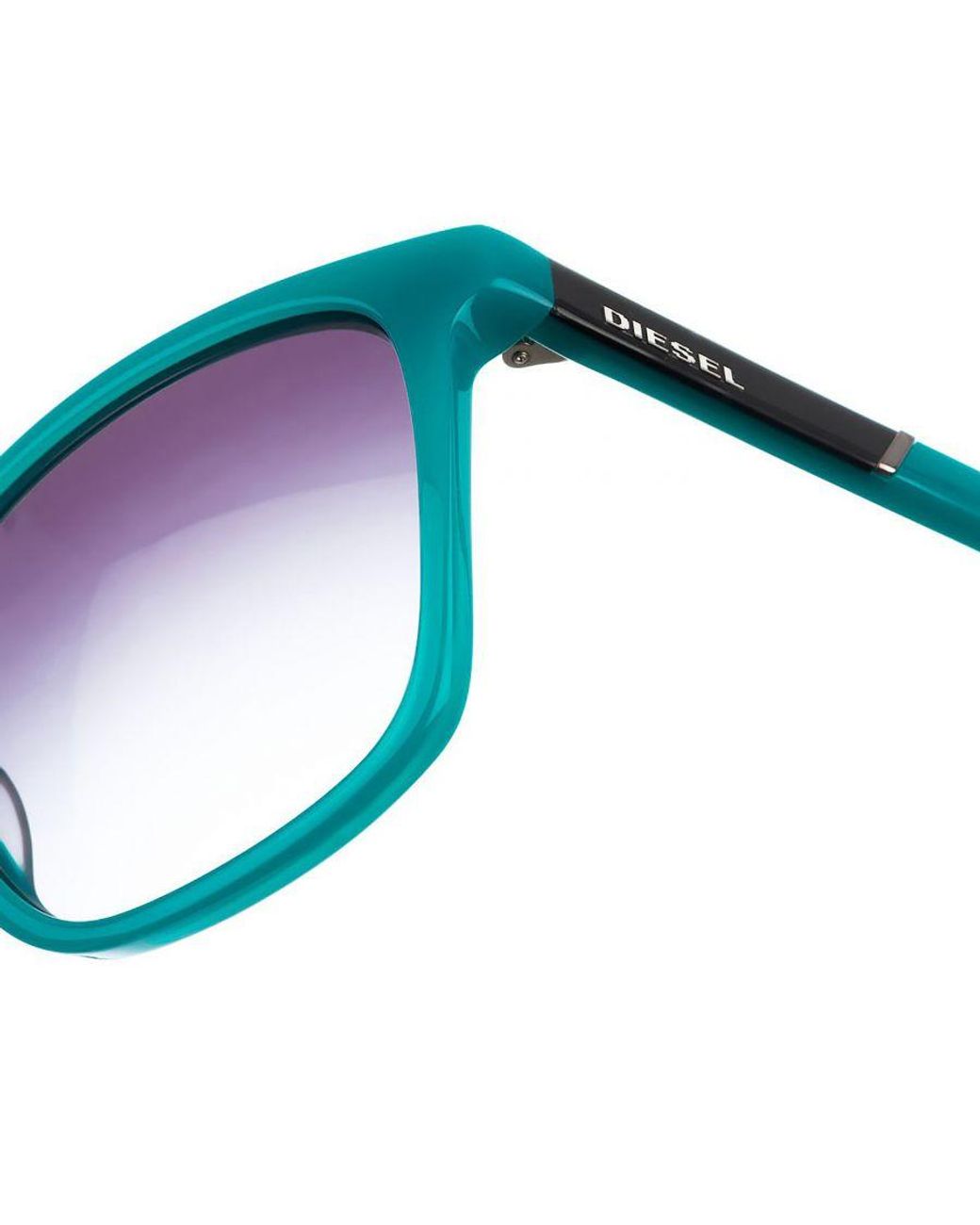 DIESEL Blue Rectangular Acetate Sunglasses Dl0122 for men