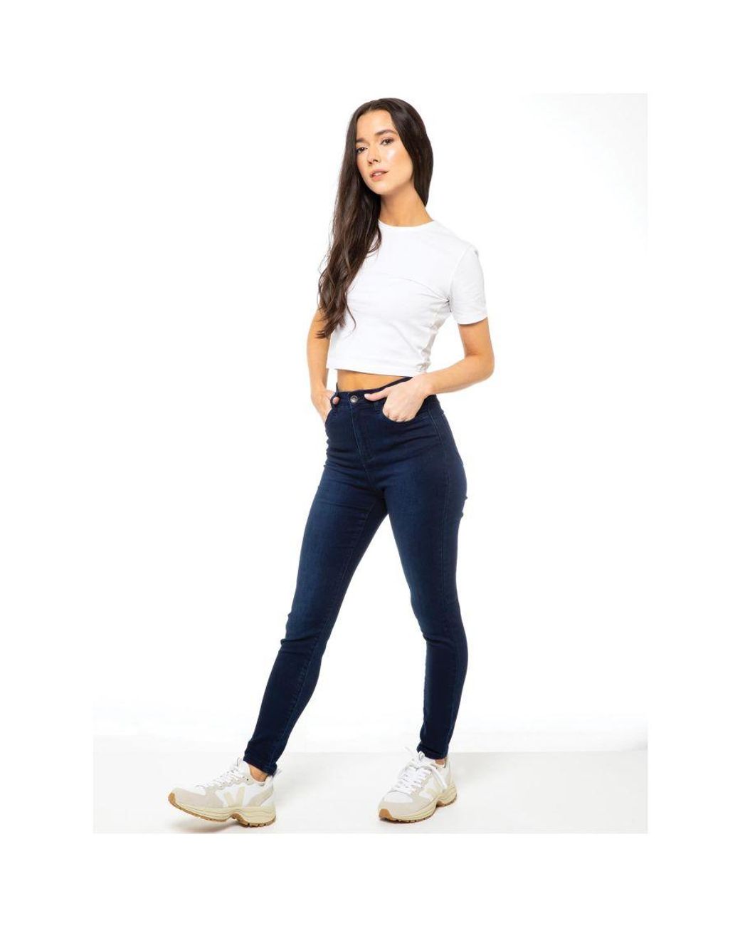 Enzo Blue Skinny Stretch Jeans