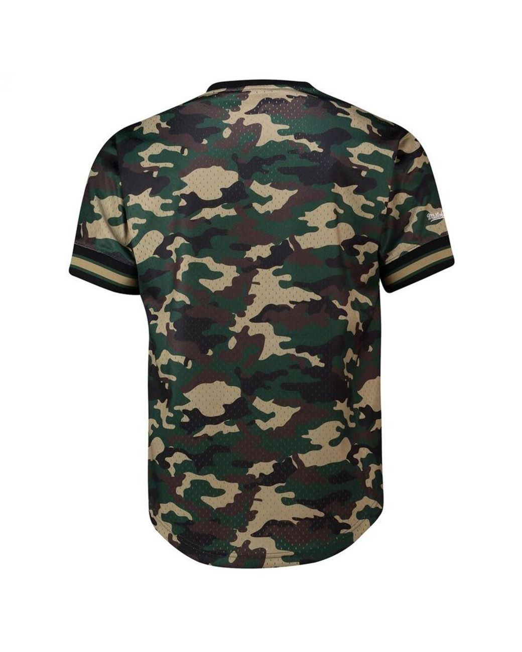 Mitchell & Ness Green Nba Boston Celtics Camo Mesh T-Shirt for men