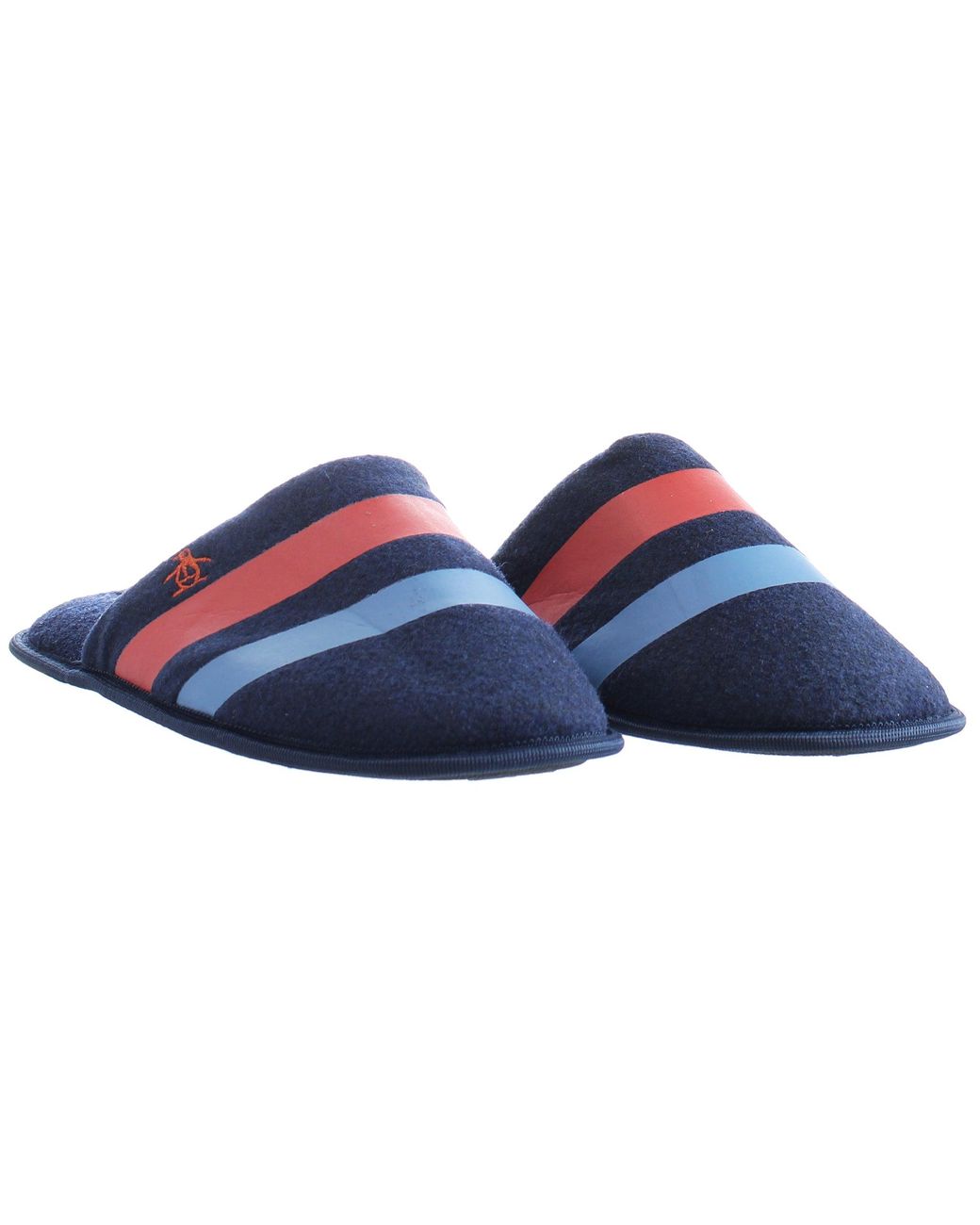 Original Penguin Blue Benny Slippers for men