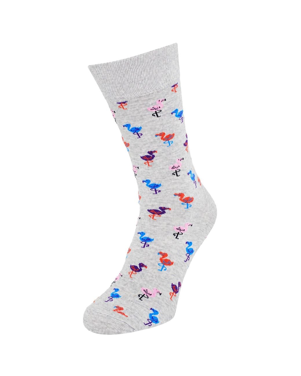 Happy Socks Blue 1-Pack Flamingo Cotton for men