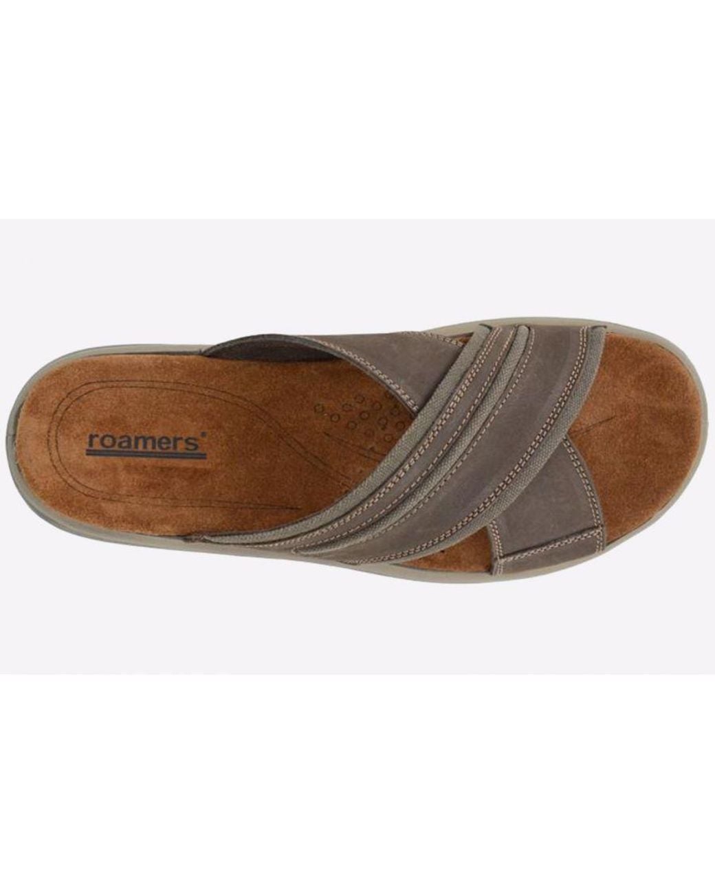 Roamer Brown Continental Mule Sandal for men