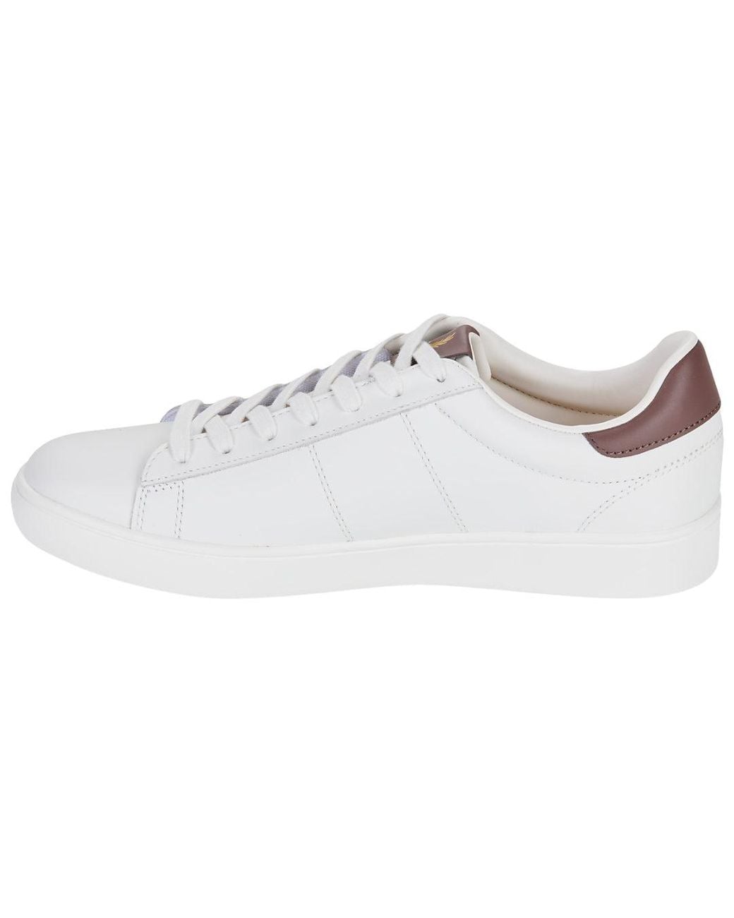 Fred Perry White Spencer Leather Snow Trainers for men