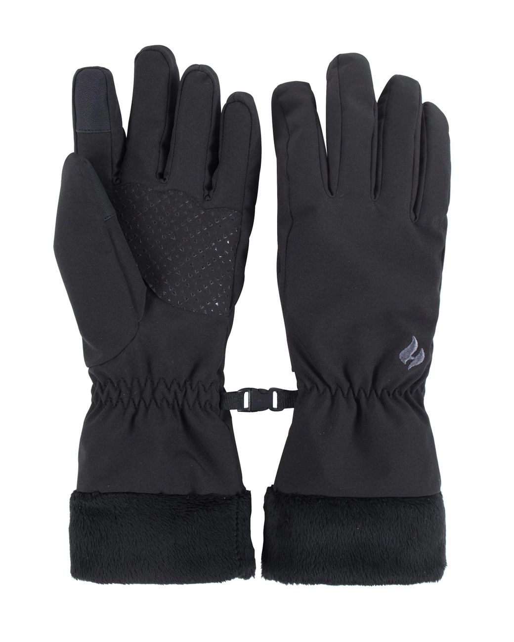 Heat Holders Black Kenai Soft Shell Waterproof Wind Resistant Gloves