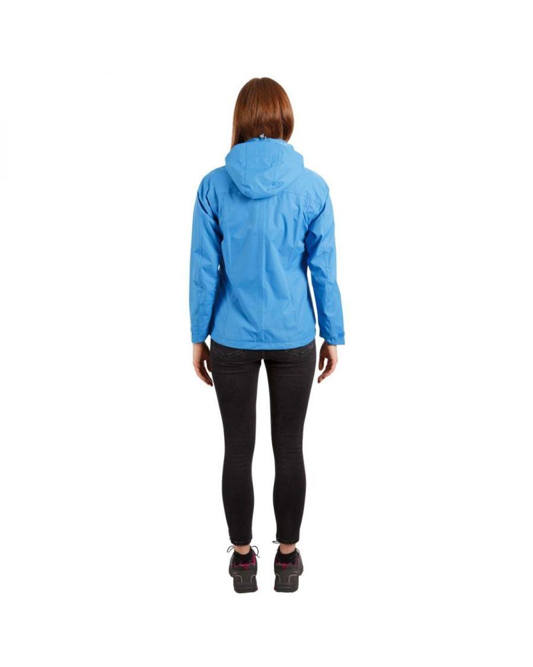 Trespass Blue Ladies Review Waterproof Jacket