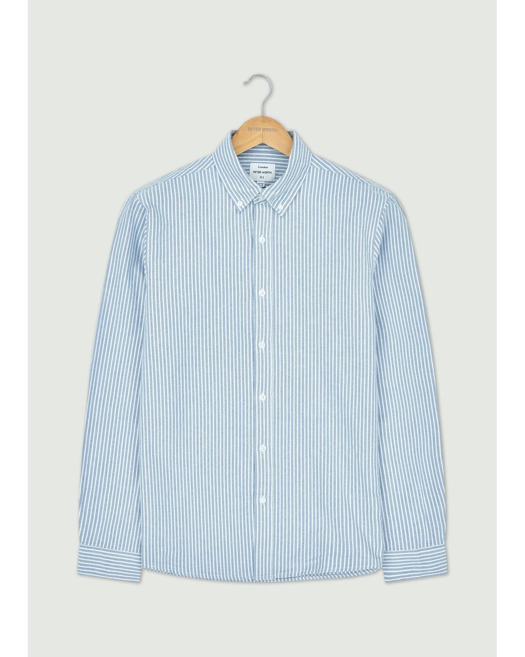 Peter Werth Blue Chateau Ls Shirt for men
