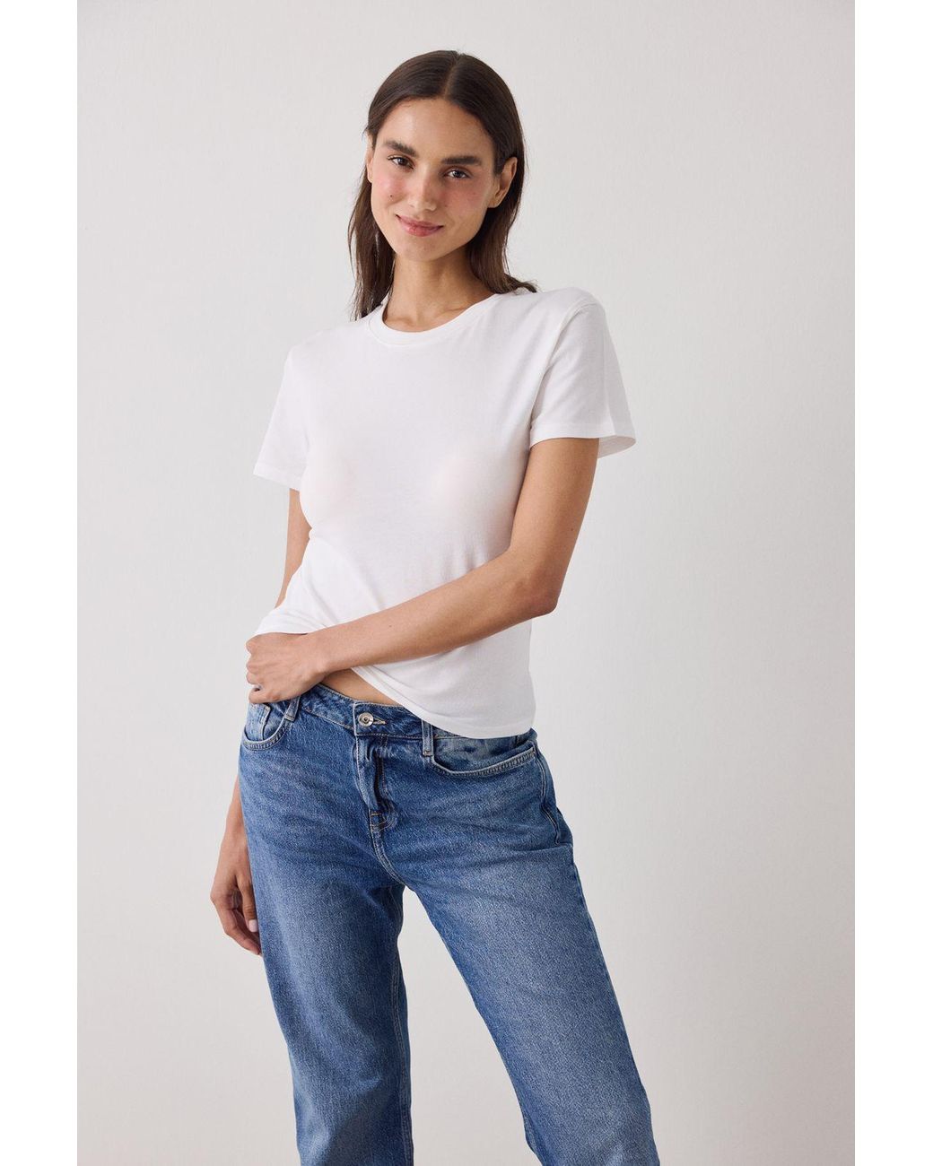 Penti Blue Regular Fit Cotton T-Shirt