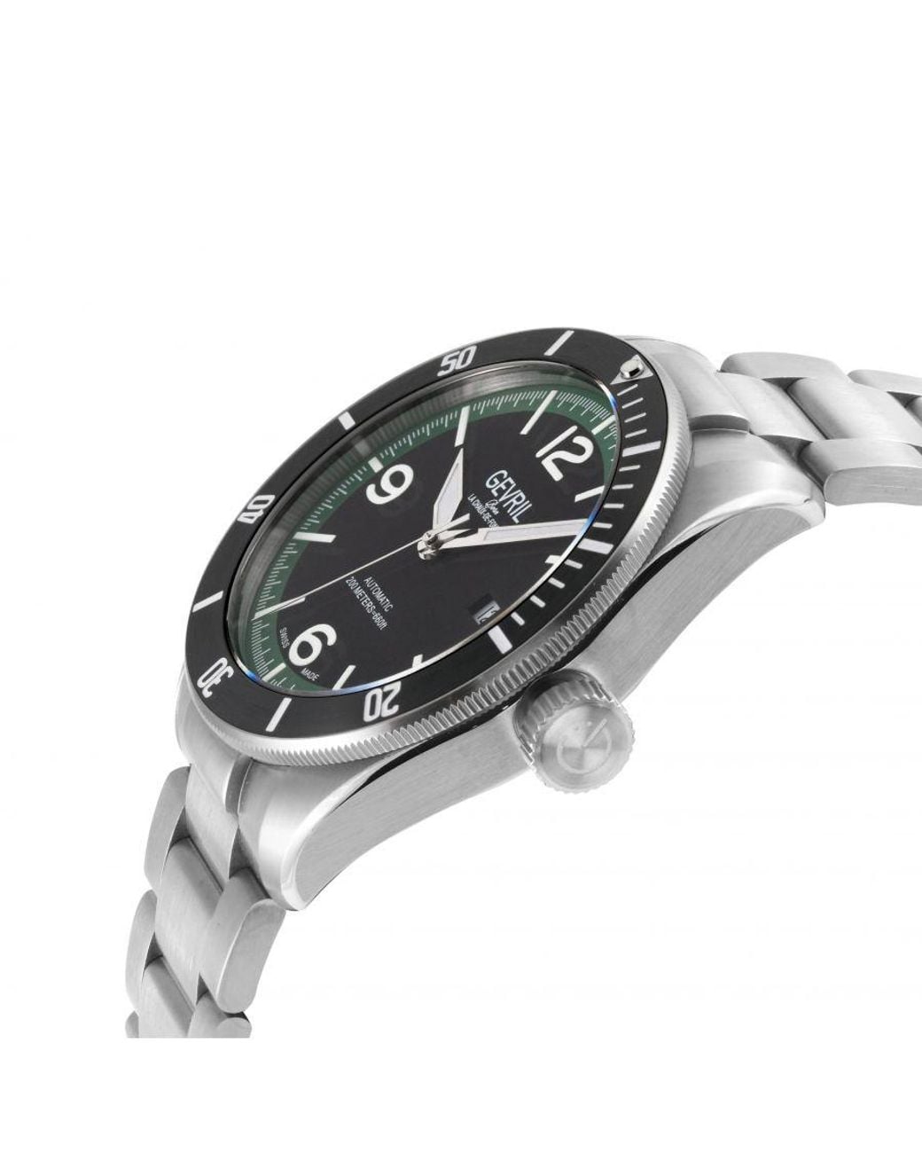 Gevril Gray Yorkville Swiss Automatic Sellita Sw200 Dial Zone, 316L Stainless Steel Watch for men