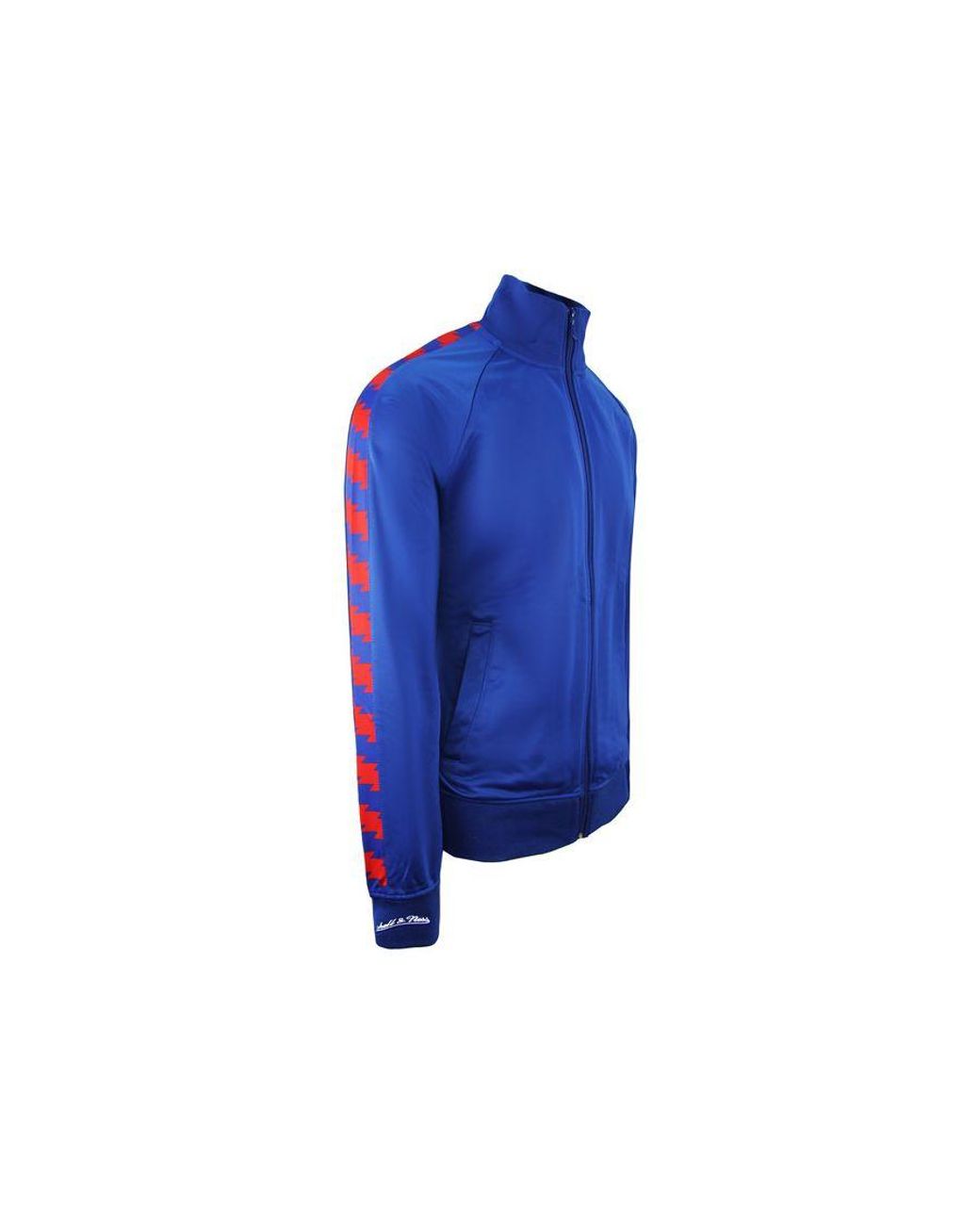 Mitchell & Ness Blue Detroit Pistons Track Jacket for men