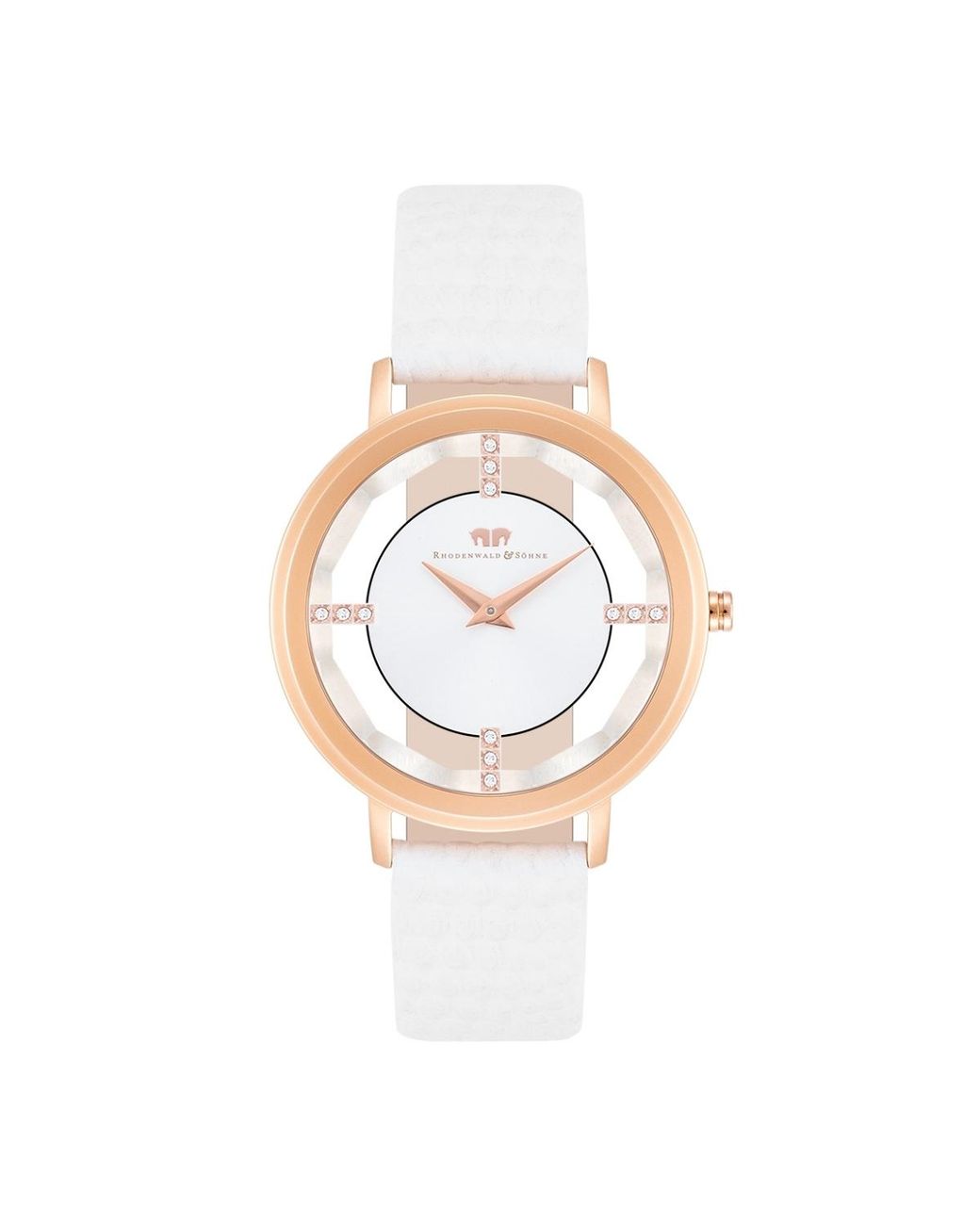 Rhodenwald & Söhne White Stainless Steel Watch 36,0Mm