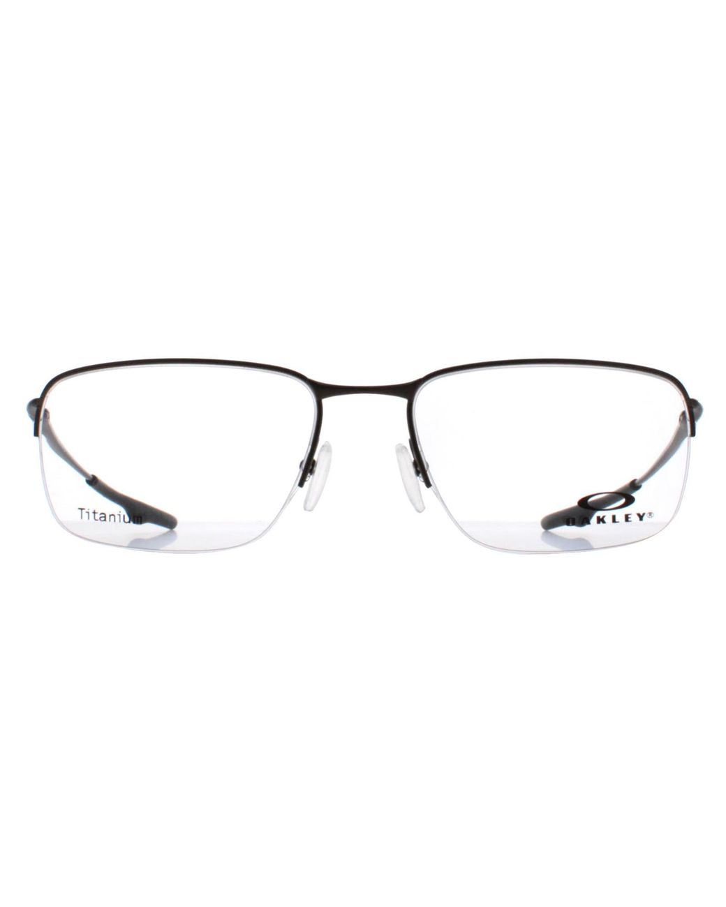 Oakley Brown Half Rimless Pewter Ox5148 Wingback Sq for men