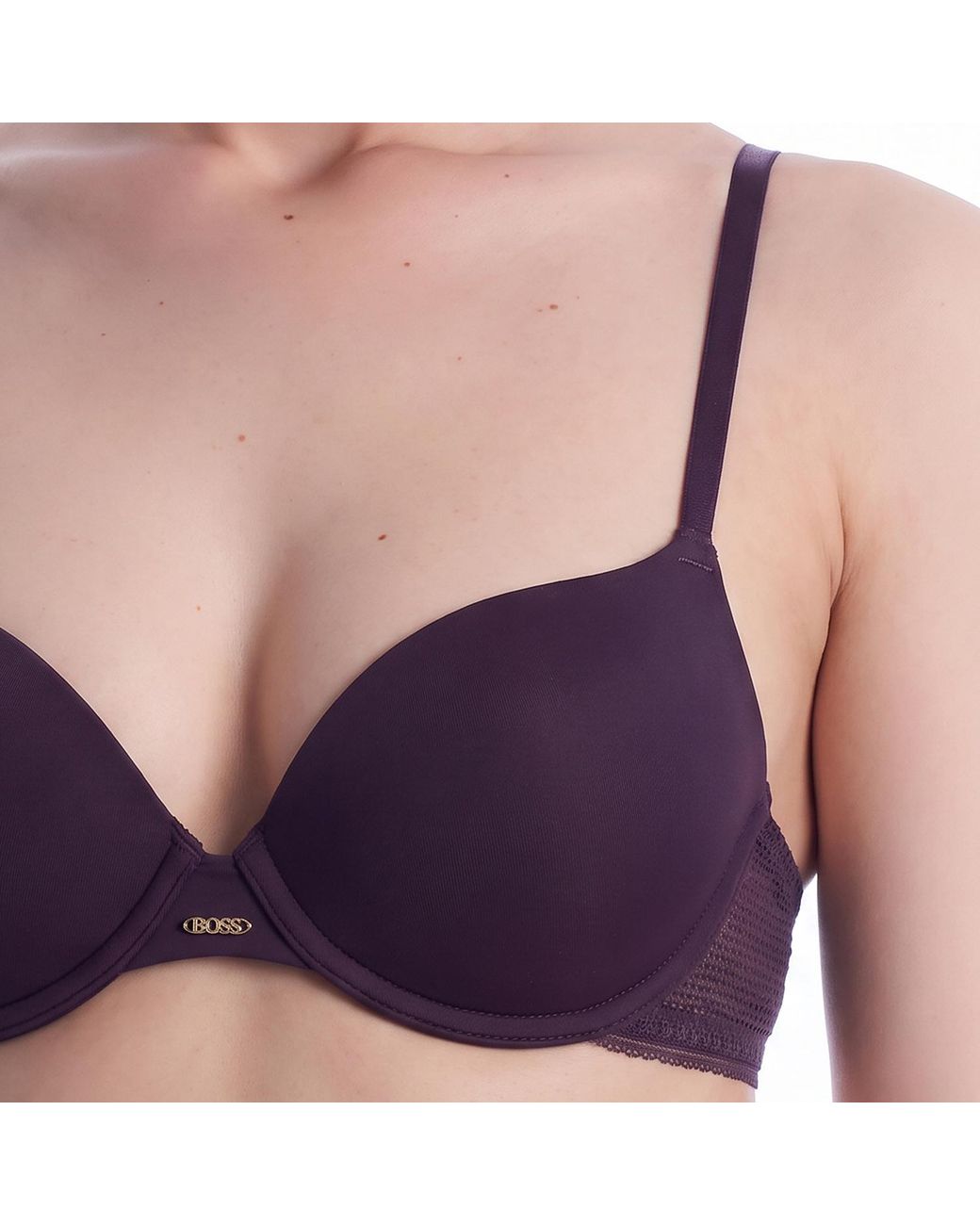 Boss Purple Push-Up Bra With Underwire And Padding 50545346