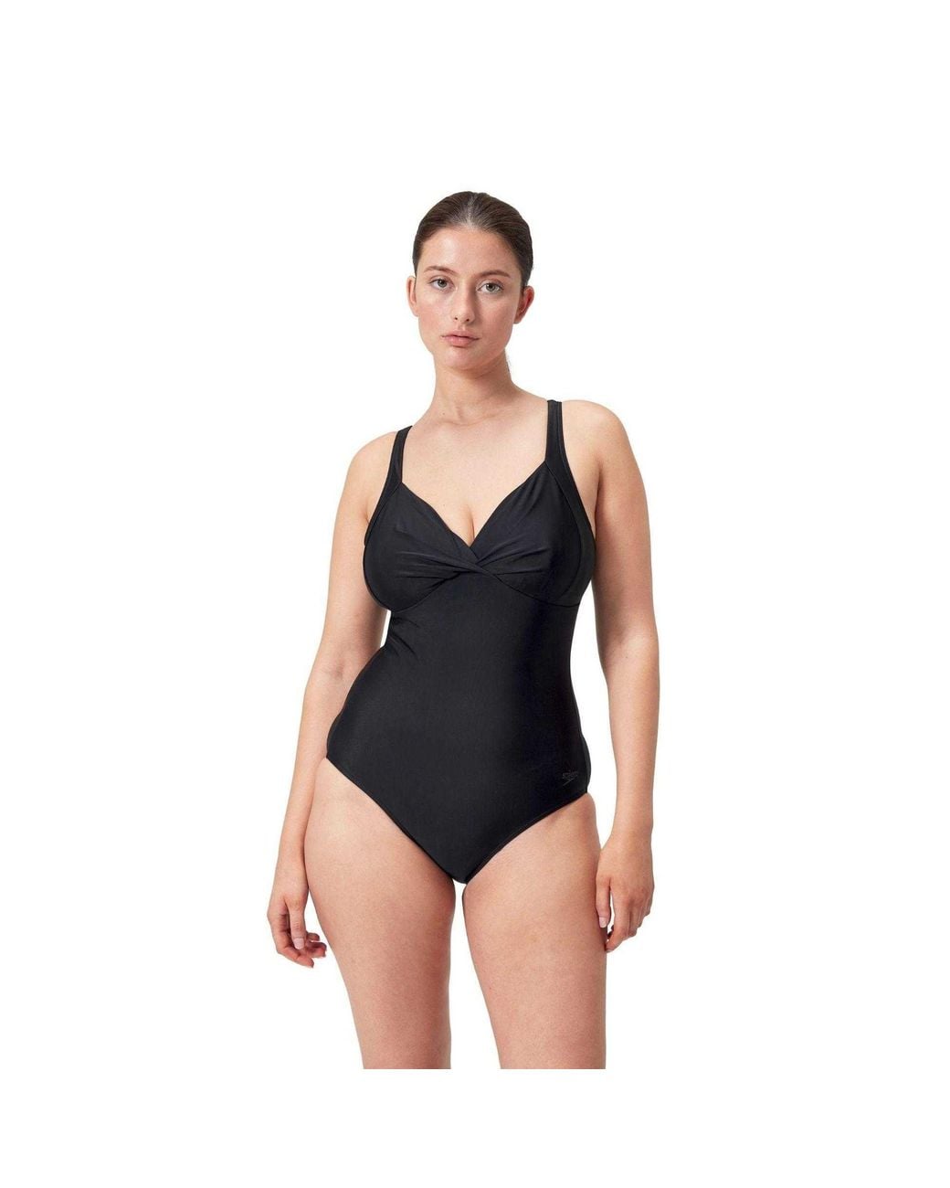 Speedo Black Ladies One Piece Swimsuit