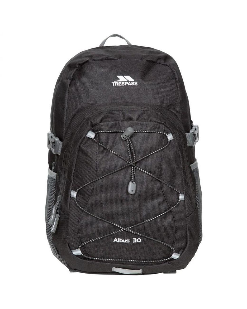 Trespass Black Albus 30 Litre Casual Rucksack/Backpack